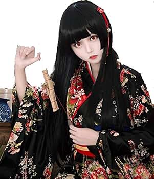 Amazon.co.jp: [amaletPlay] 地獄少女 ウィッグ 付 閻魔あい 風