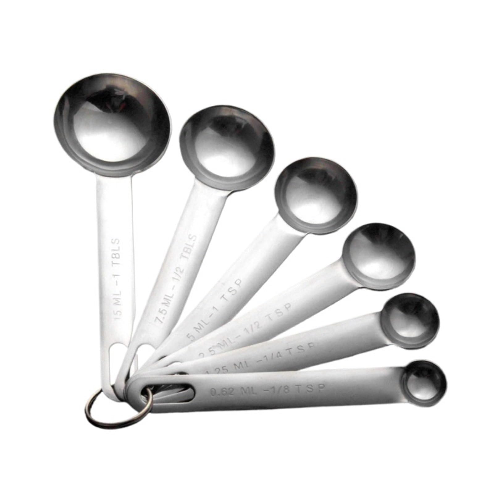 Edelstahl-Messlöffel, Kaffeepulver, Gewürzmaß, Schaufel, Küchen-Backutensilien, Küchenutensilien