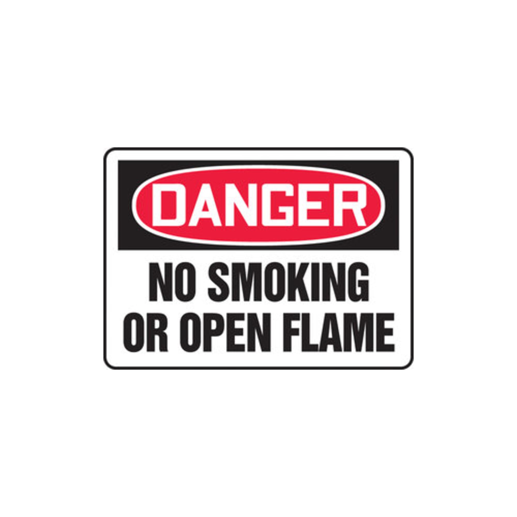 Panneau Danger No Smoking Accuform MSMK050XP 25x35 cm
