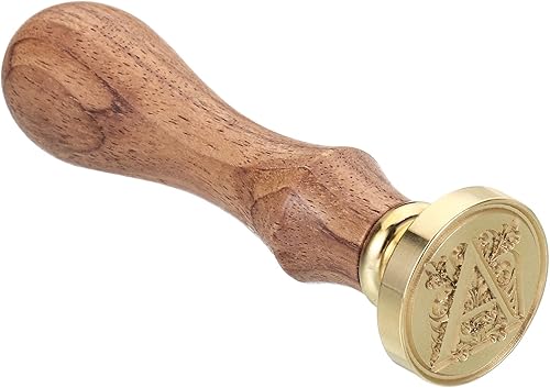 Miniatura 10 de PATIKIL Sello de cera del alfabeto C, sello de cera de sellado de letra inicial, clásico retro, 0.98 pulgadas, cabeza de latón retro extraíble,