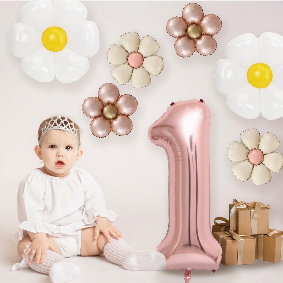 4 jaar folieballon Creamy Latte Mat Nude (86cm 4 jaar folieballon Creamy Latte Mat Nude (86cm