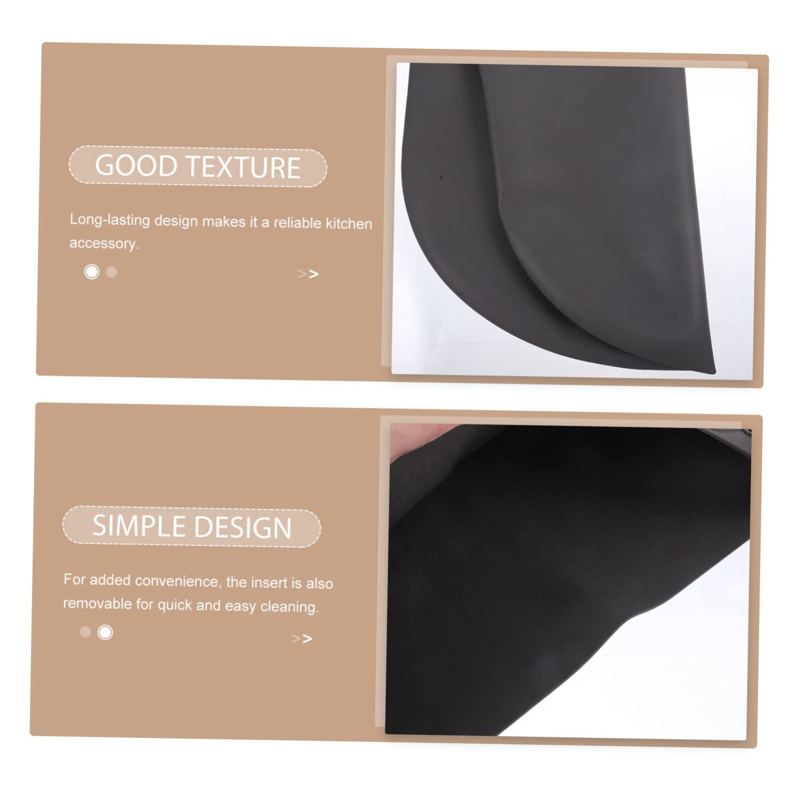 MOLUCKFU Silicone Slow Cooker Divider Reusable Cooking Liner Nonskid Insert for Slow Cookers Food-grade Silicone Protects against Scratches Easy to Use