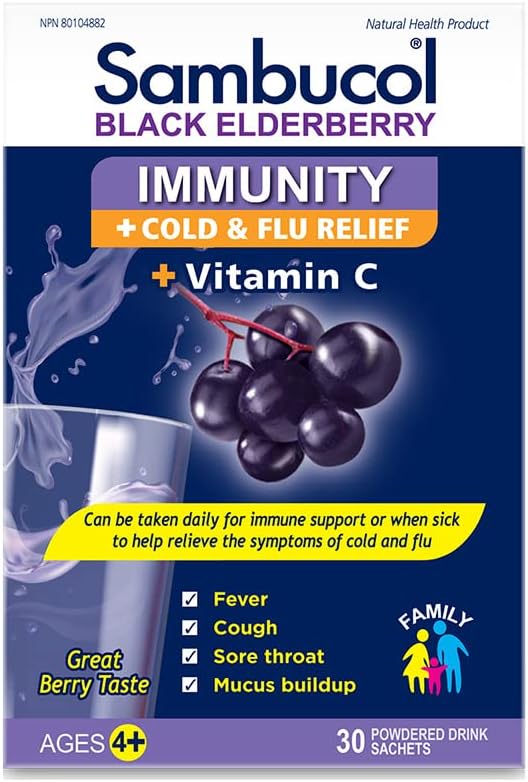 Sambucol Black Elderberry Immunity Powder Immune Support