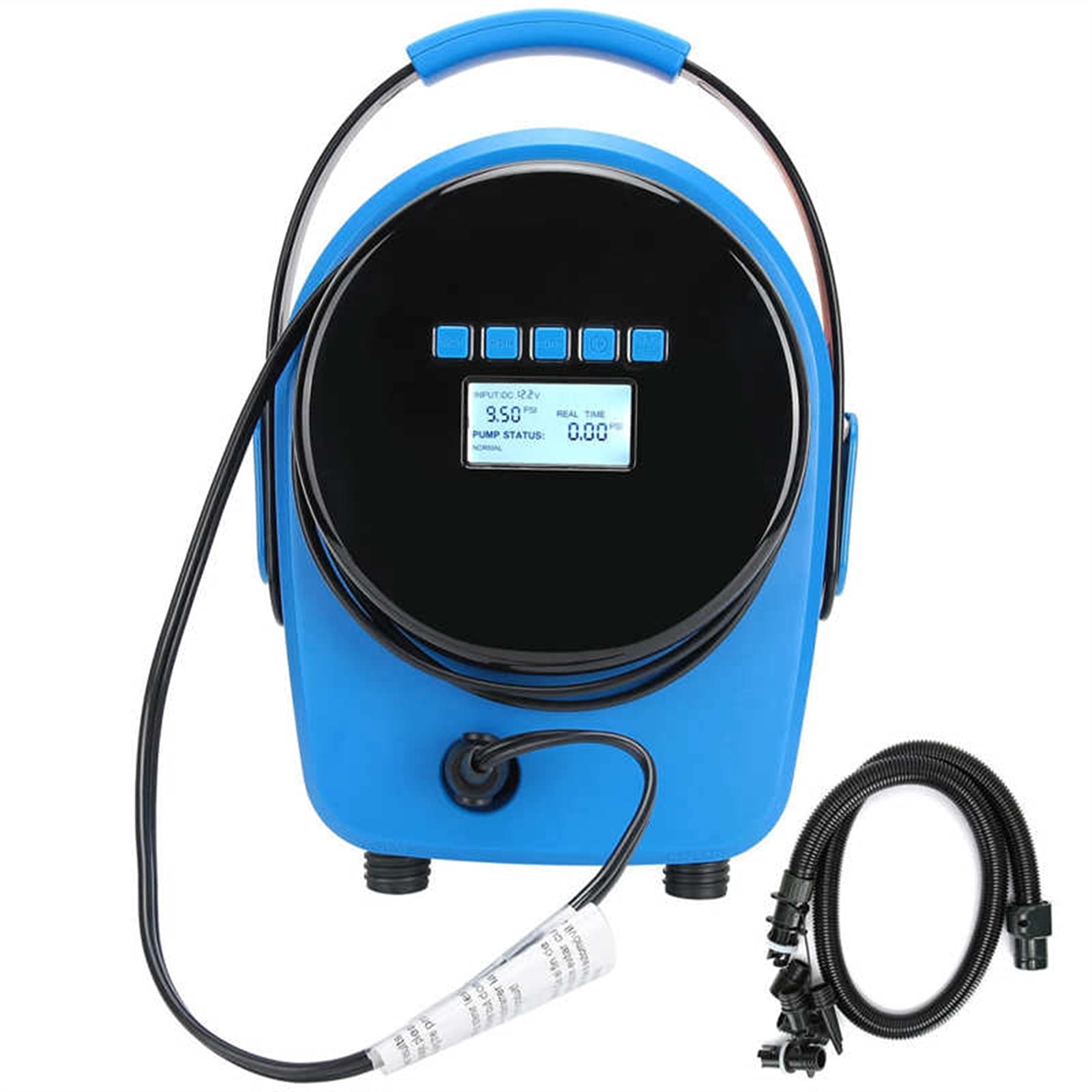 YZ-LIANG 20PSI Bomba de Aire eléctrico 12V Barco Inflable Kayak Bomba de Kayak Piscina Al Aire Libre Inflador de Alta presión Bomba de colchón de Aire