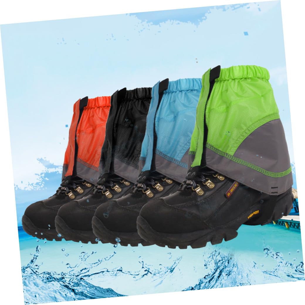 BESPORTBLE 3paires Guêtres Ankle Légères Et Imperméables pour Randonnée Protection De Chaussures Couvre- pour Activités De Plein Air Vert
