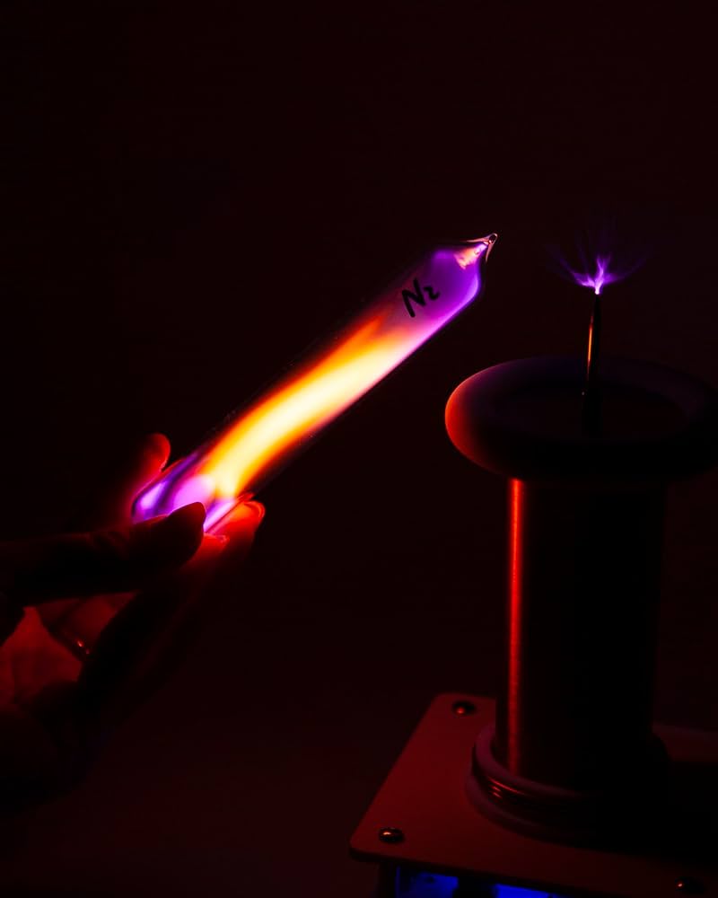 元素標本　水素　ヘリウム　窒素　酸素　ネオン　アルゴン　クリプトン　キセノン Amazon | 希少なノーベルガス密封チューブ 99.999% 発光ガス