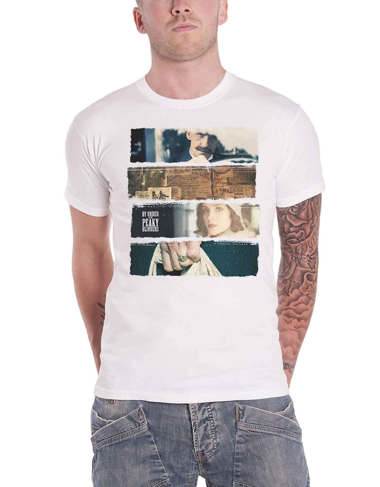 Peaky Blinders Men's Slices White T-Shirt