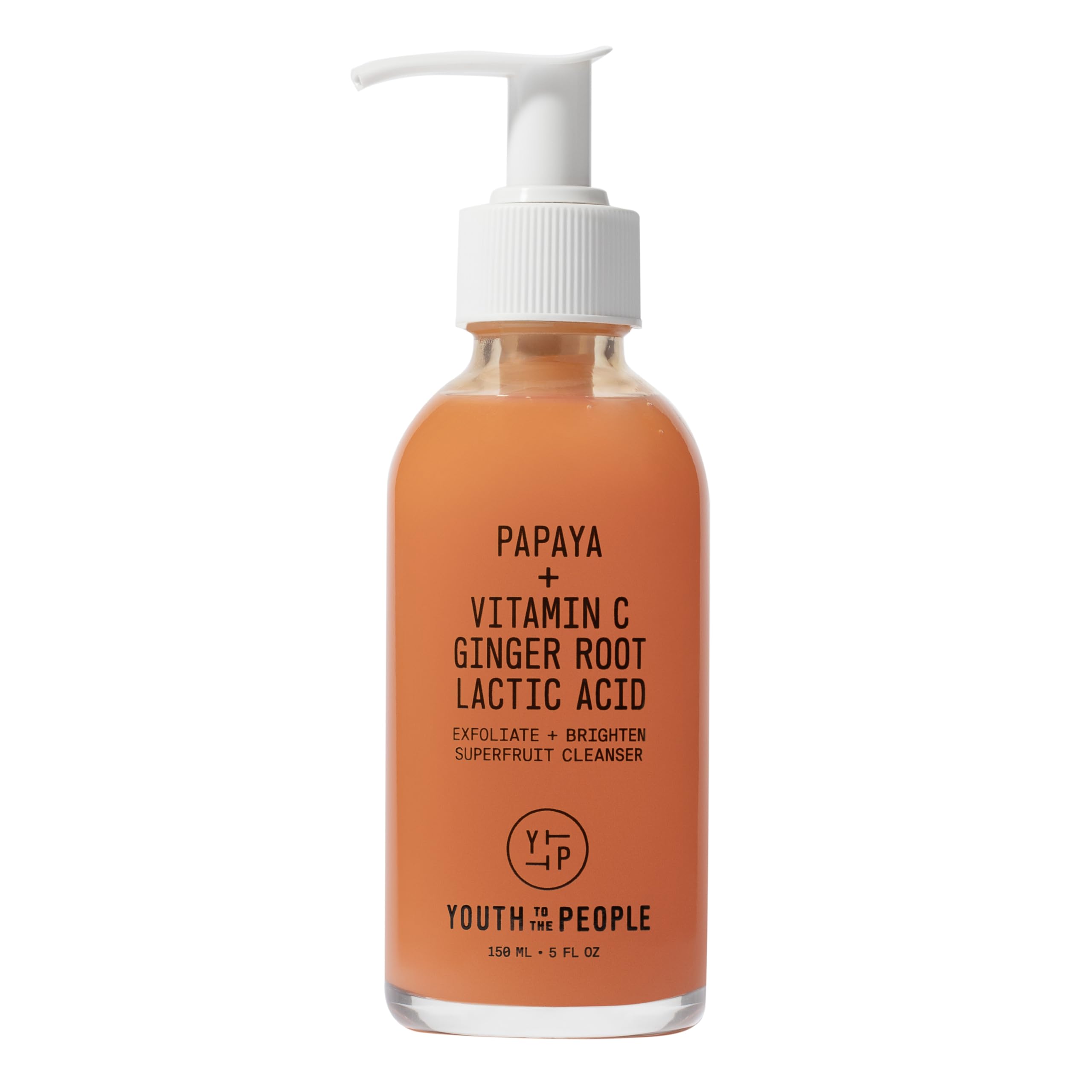 Youth To The People Superfruit Cleanser, Limpiador Facial Exfoliante Suave, Rico en Papaya y Vitamina C, Limpiador Hidratante Calmante, Luminosidad, Desmaquillante Suave para la Barrera Cutánea
