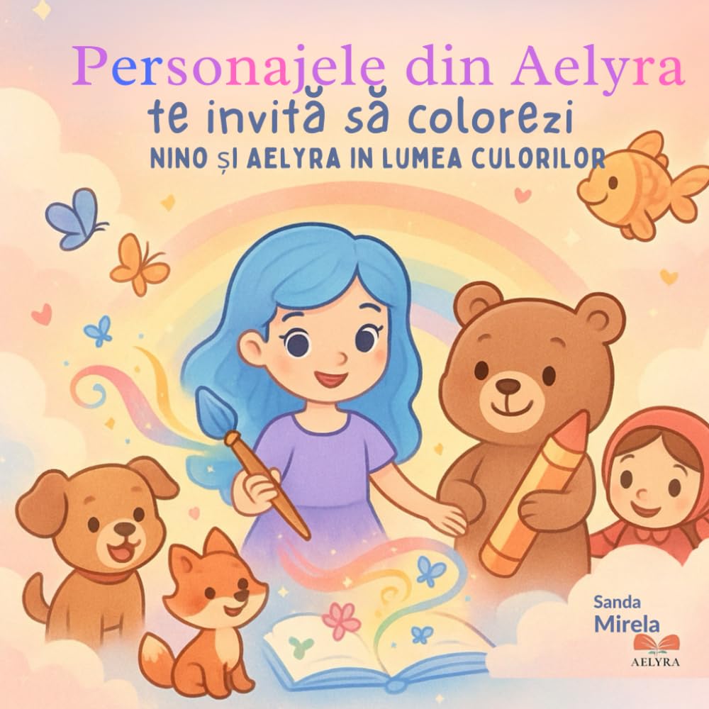 Peronajele din Aelyra te invita sa colorezi: Nino și Aelyra în lumea culorilor! (Personajele din Aelyra)