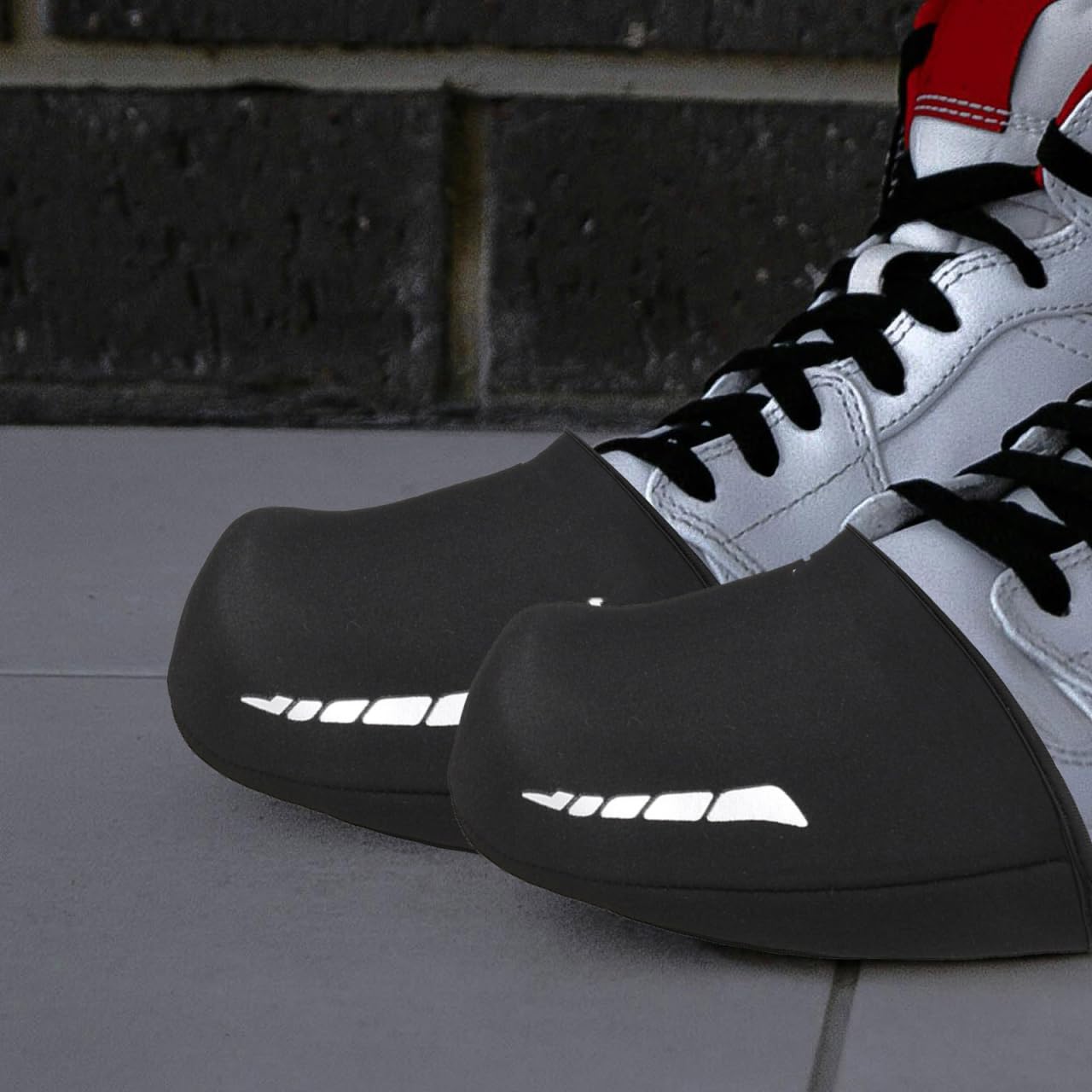 CLISPEED Copriscarpe Ciclismo Coperture per Scarpe Ciclistica Copertura del Piede Usura del - Copertura per Scarpe Resistenti in Bicicletta per Mountain Cover per Scarpe 1Paio