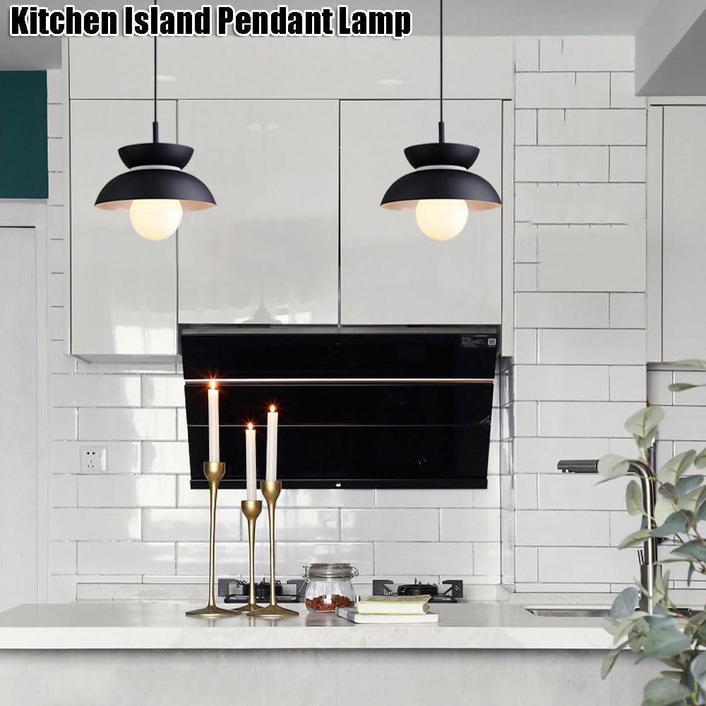 E27 Base Ceiling Pendant Light, American-Style Metal Chandelier, Personalized Single-Head Hanging Lamp Shade, Decorative Lighting Fixture for Hallways and Entryways