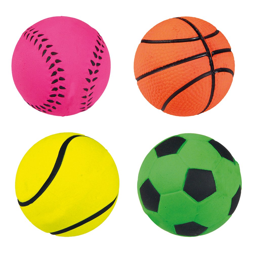 Trixie Neon Sports Balls, Foam Rubber, 6 Cm (1 Ball)