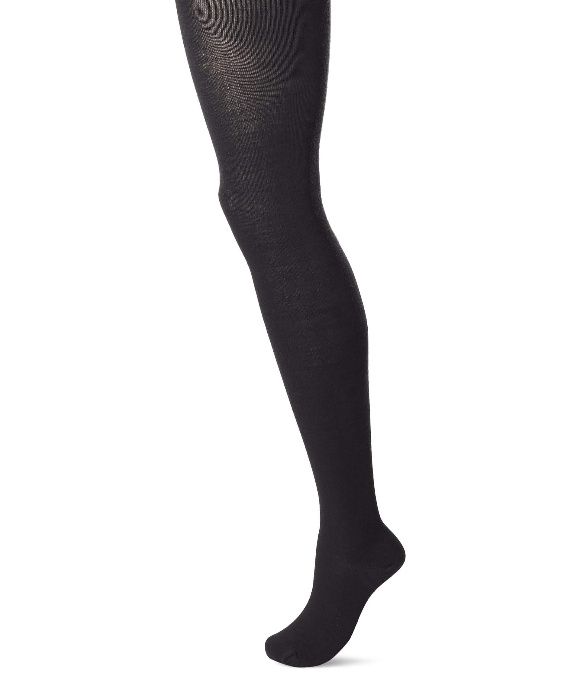Wolford Women's Grey (Anthracite ) Merino Tights Lined 60 Den Tights, Grey (Anthracite), Medium (Manufacturer Size: M)