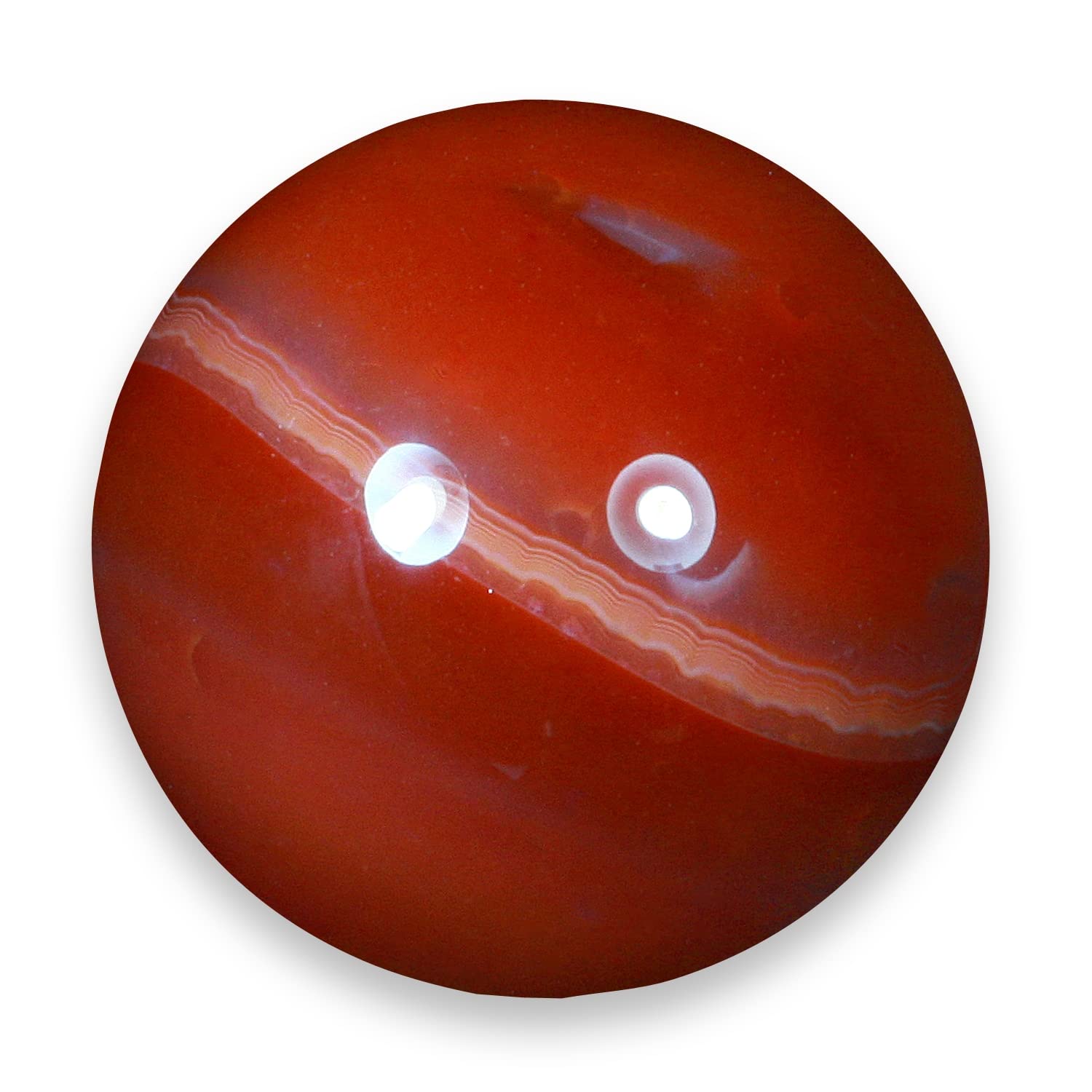 Carnelian Medium Crystal Sphere ~4.5cm
