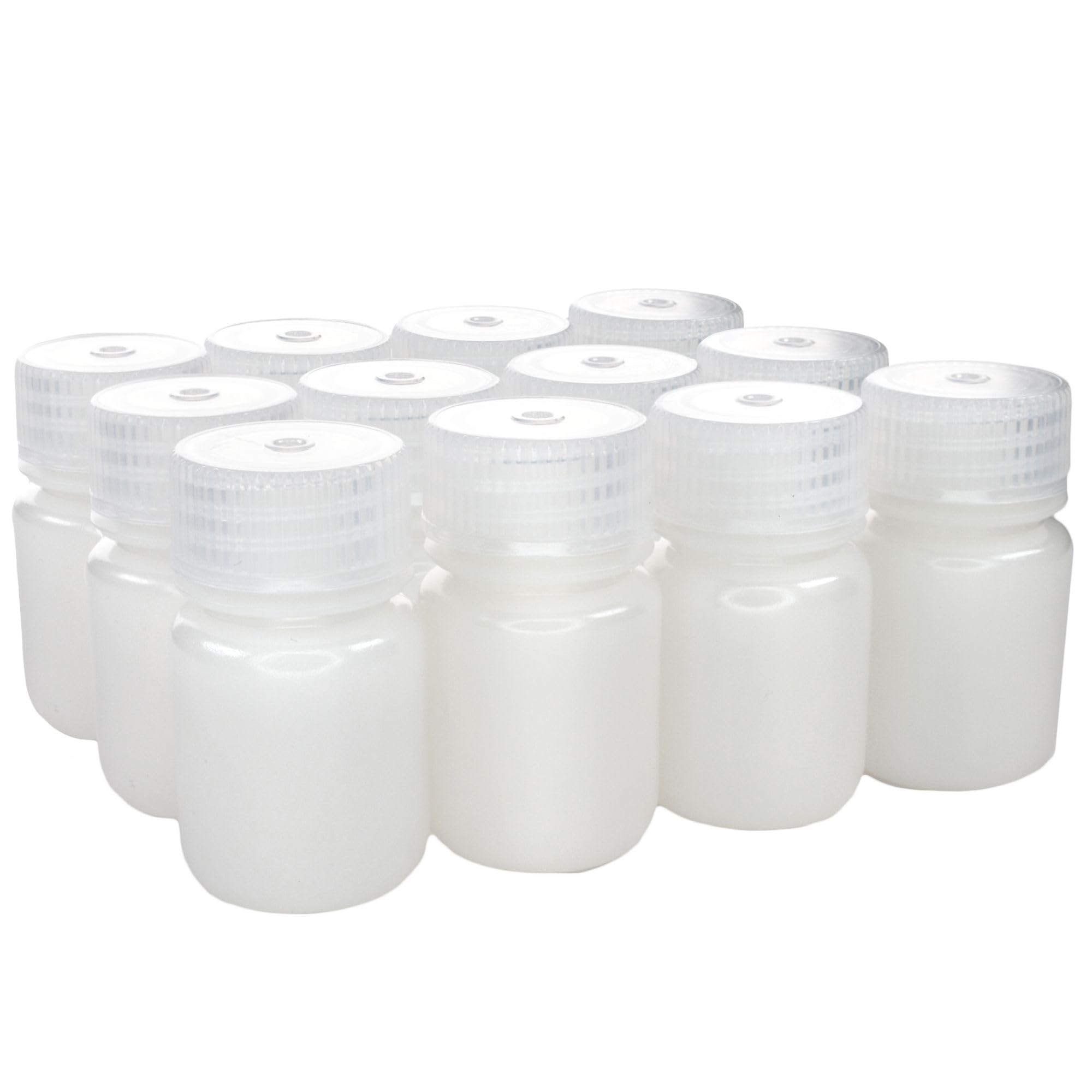 EISCO - 30mL Wide Mouth HDPE Reagent Bottles with Polypropylene