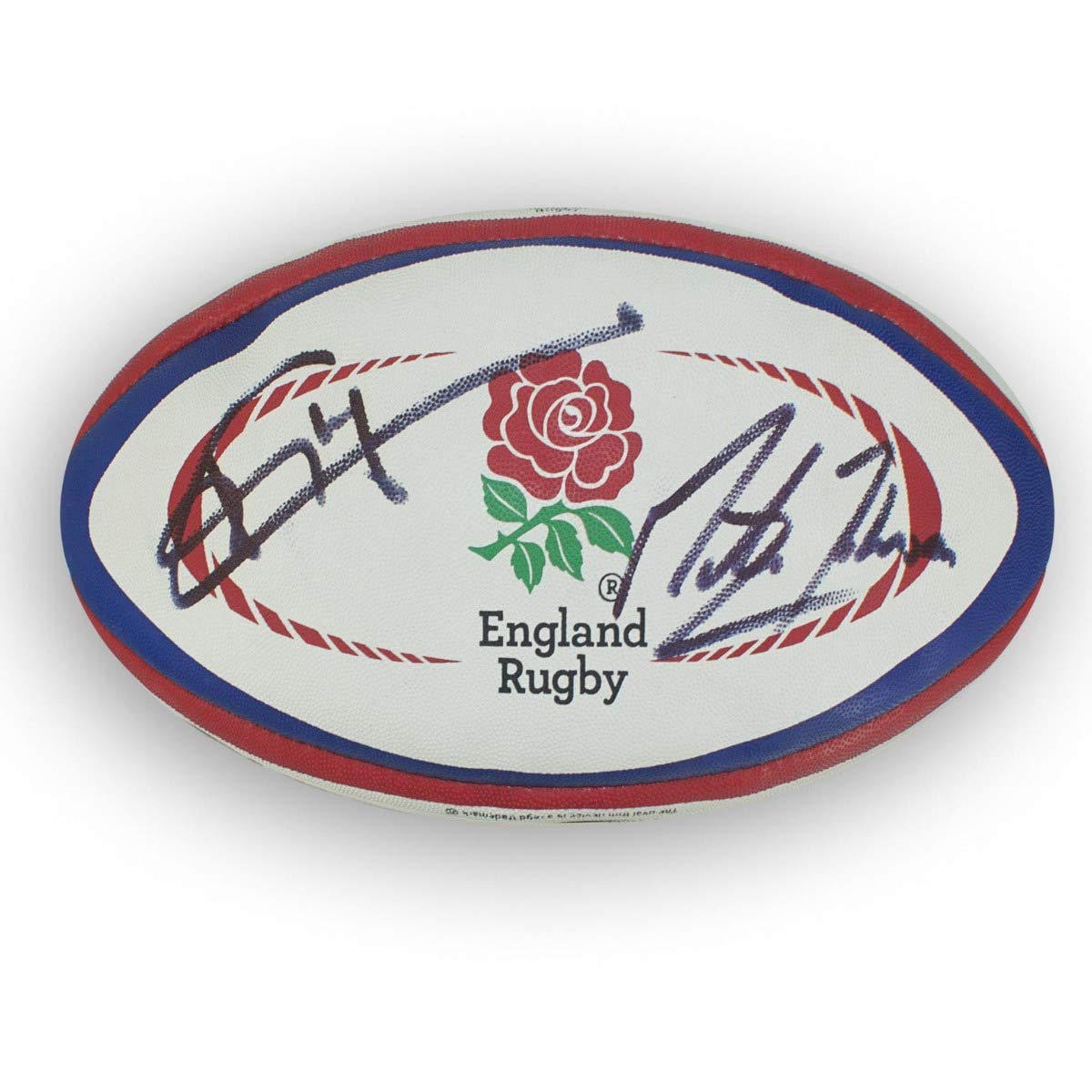 Exclusive Memorabilia Jonny Wilkinson and Martin Johnson Signed England Rugby Ball