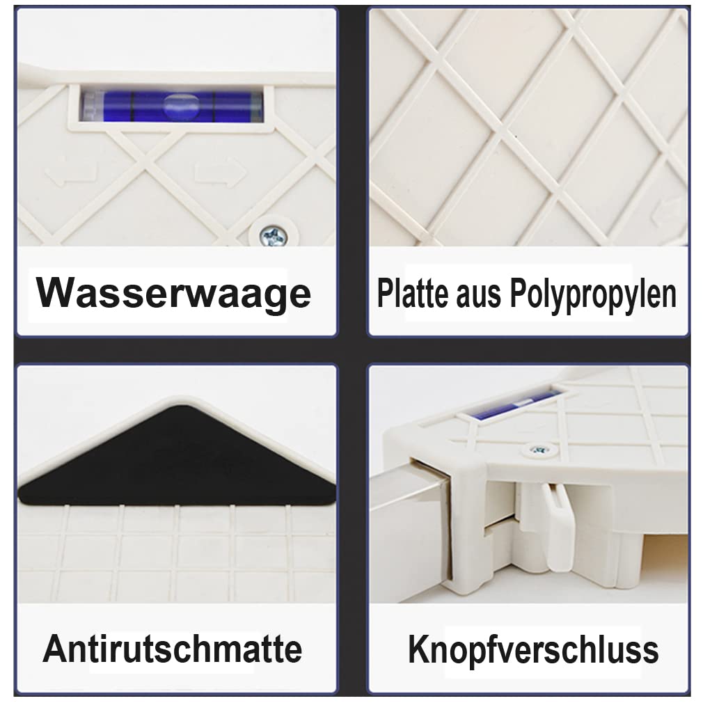 Tiefkühltruhe Untergestell 50-75cm Kühlschrank Verstellbare Sockel Möbelträger füR Geschirrspüler FüßEhöHen 25cm Cabinet Machine Erhöhung Regal Antivibrationsmatte