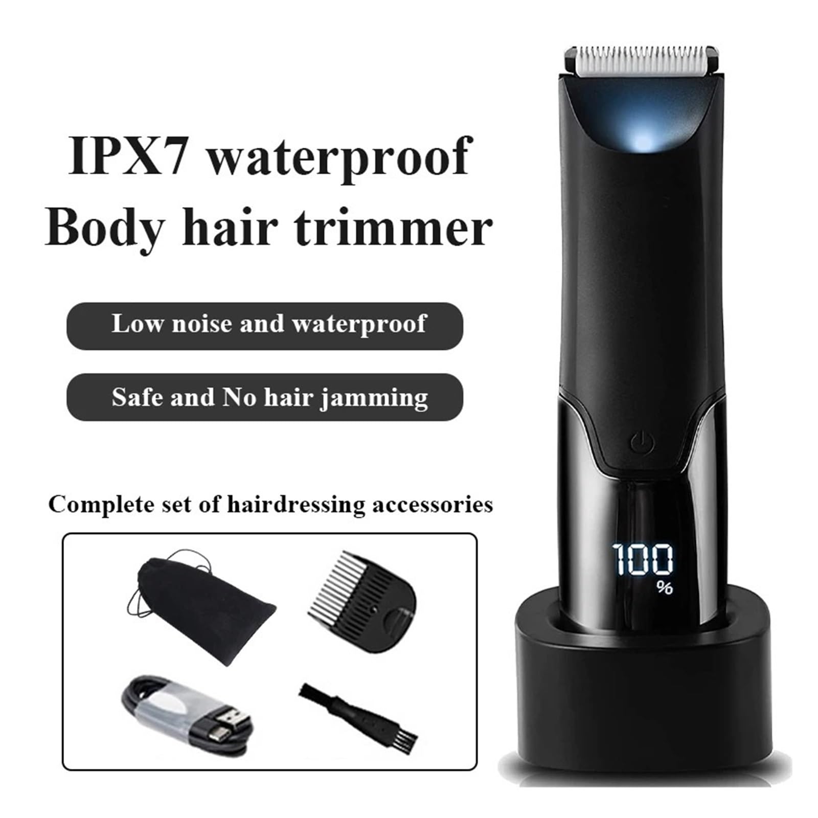 Razors Leistenhaarschneider für Herren, Körperpflege, Schamhaarschneider, Bikini-Epilierer, Rasierer, Basis-Set