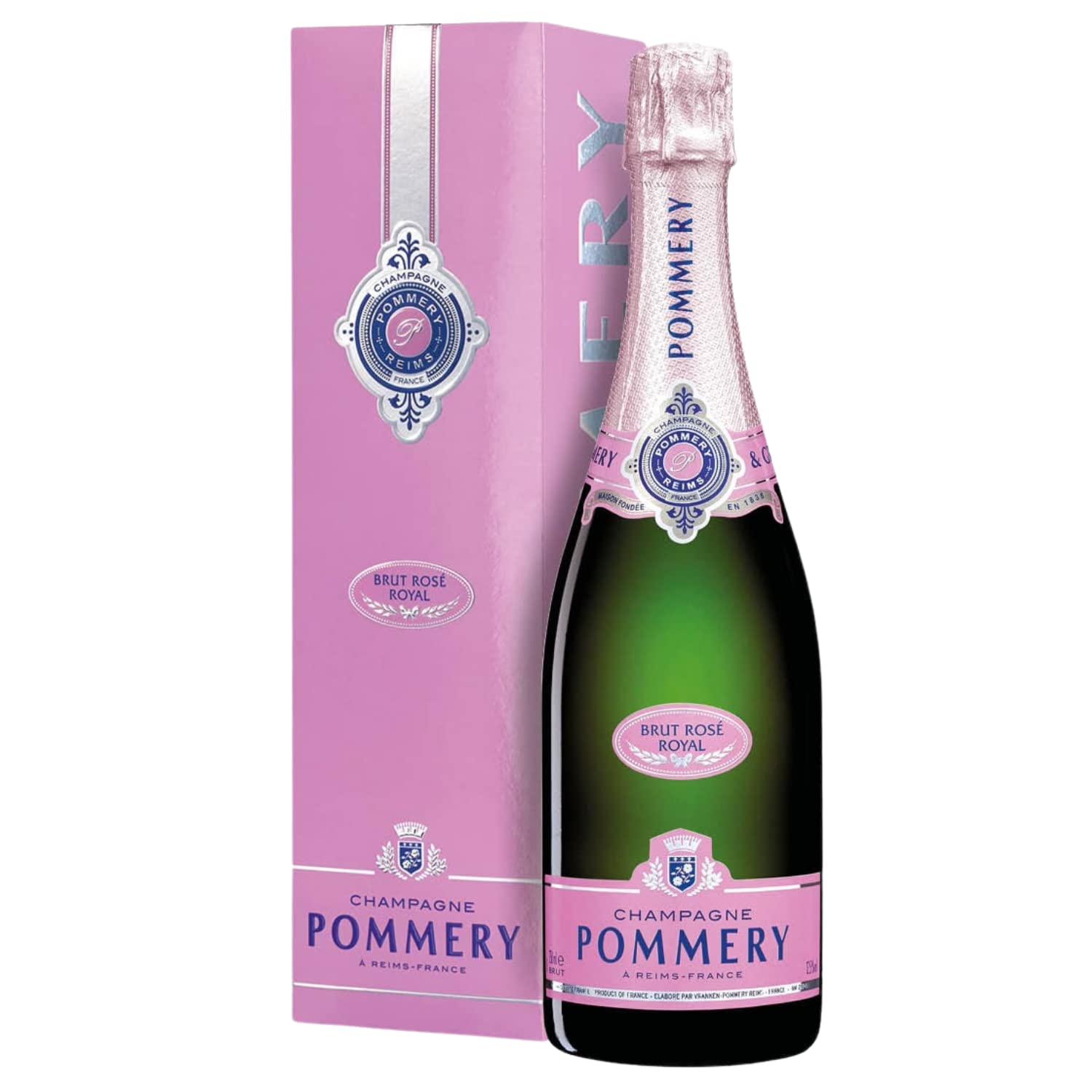 Champagne Pommery - Brut Royal Rosé - 75cL - Étui