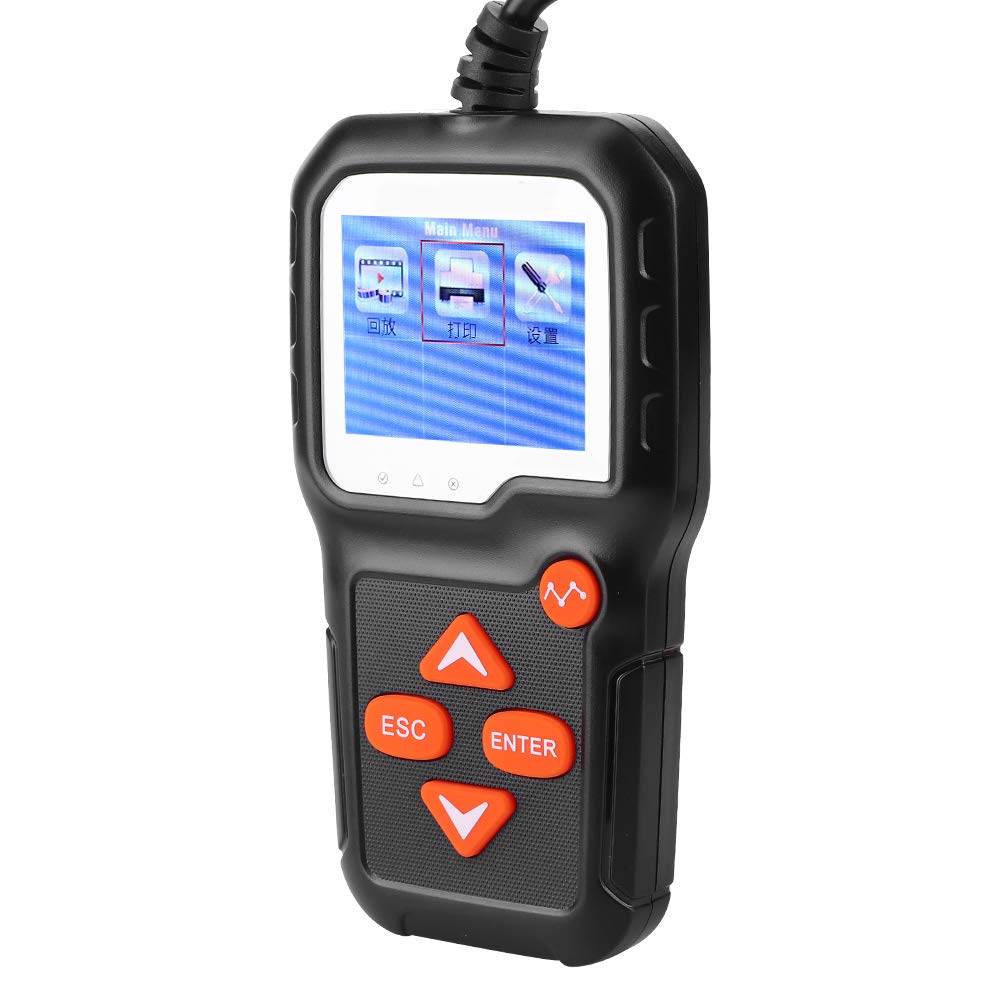 Tester Batteria KW650 per Auto e Moto 6V-12V - Analizzatore di Carico Digitale con Colore S N