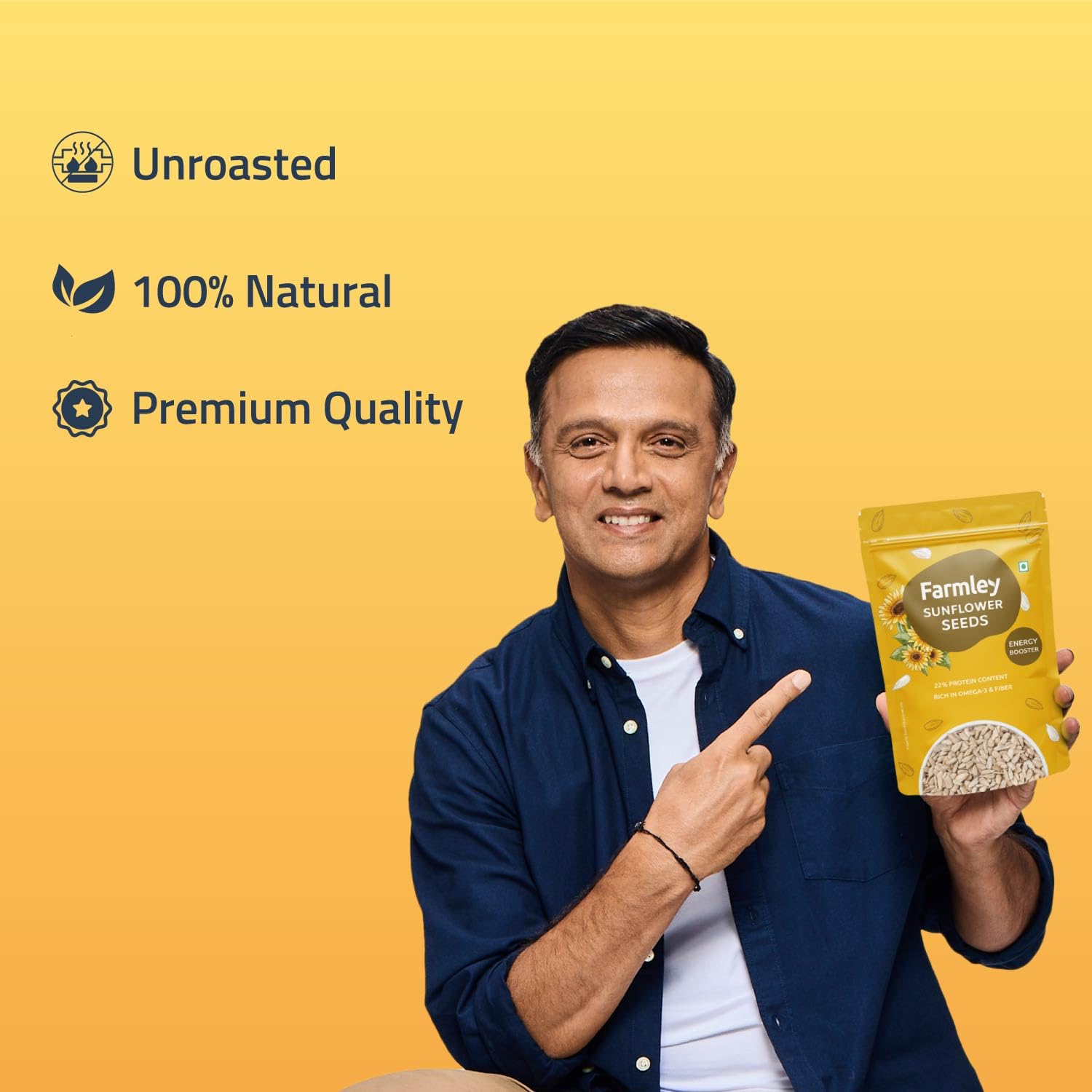 Farmley Sunflower Seeds 400 gram I Sunflower Seeds for Eating | Diet Food | Healthy Snack | Raw seeds | Weight management | Source of Antioxidants Pack of 2 - Image 8 thumbnail