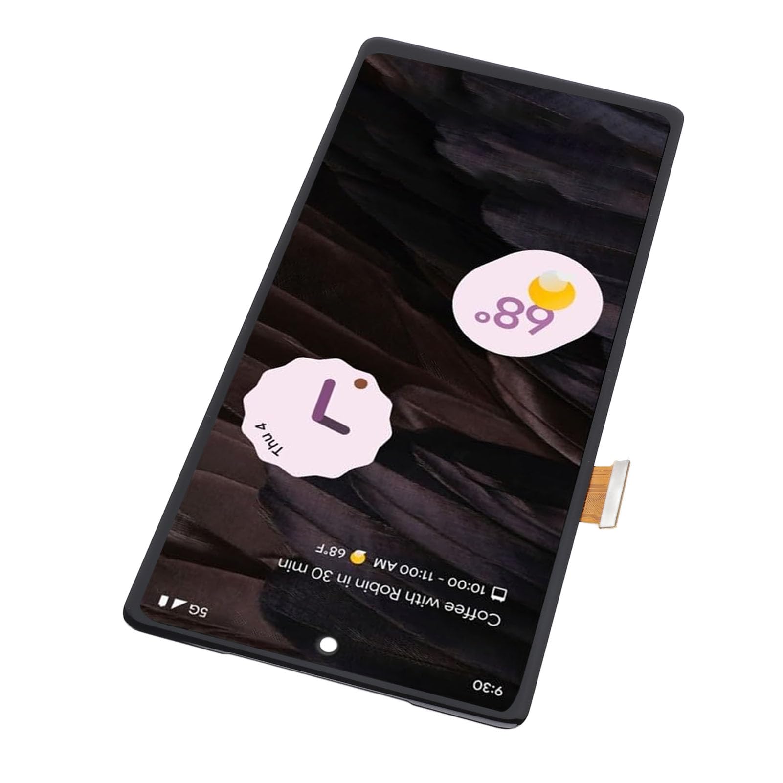 Tomantery Wymiana Ekranu AMOLED 7A 5G z funkcją Rozpoznawania Linii Papilarnych dla Zestawu Wyświetlacza Telefonu o Przekątnej 6,1 Cala, Idealna do Różnych Defektów Ekranu, do Profesjonalnej