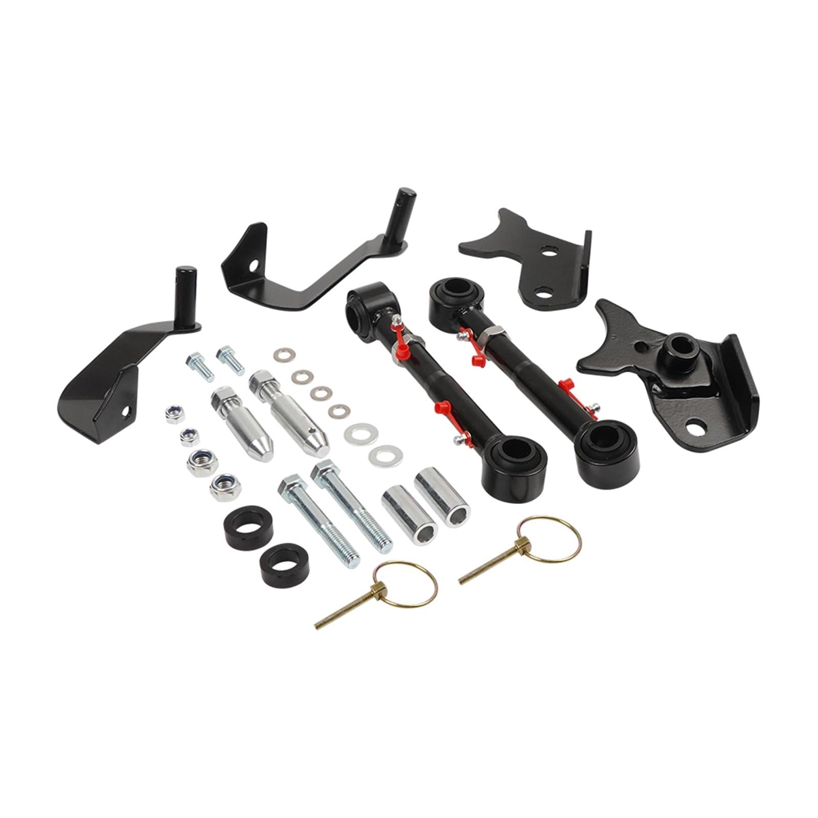 Stabilizator samochodowy Pasuje do Jeepa Wranglera JL 2019+ PRC-1010-BK Regulowany przedni łącznik stabilizatora o udźwigu 2,5"-6", czarny