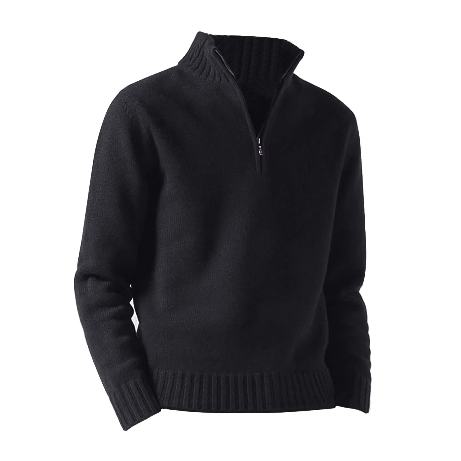 Argylle Men Sweater Long Sweaters For Men Knitted Sweater Fashion Warm Bottoming Dark Blue Xxl