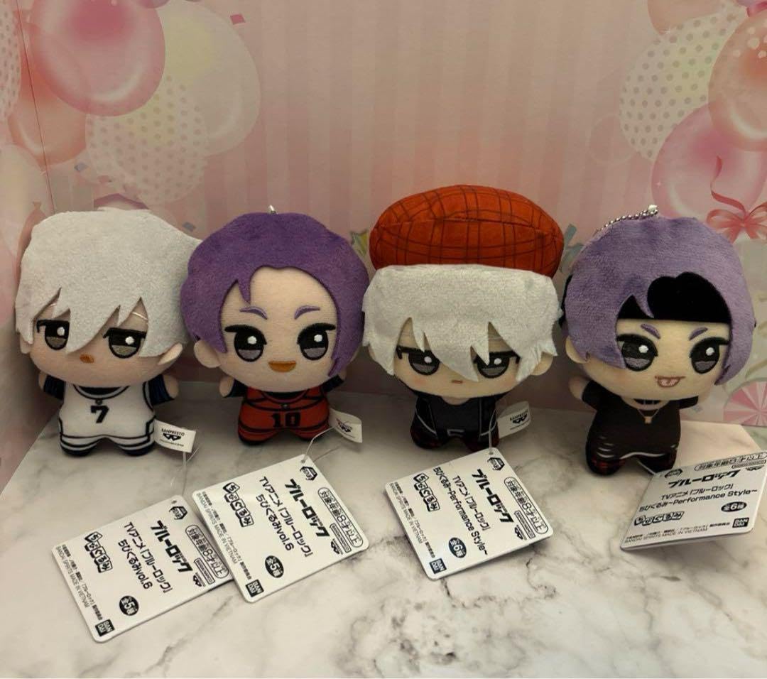 Amazon.co.jp: ブルーロック ちびぐるみ 凪 誠士郎 御影 玲王 4個