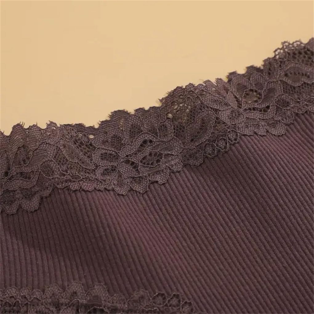 10 Stück einfarbige lässige niedrige Taille elastische Spitzennähte weich und bequem Damenunterwäsche