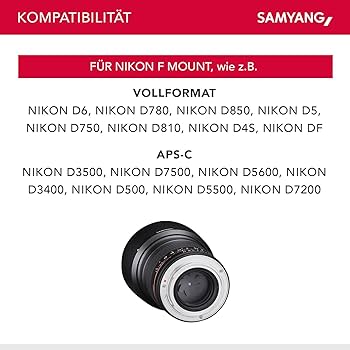Amazon | SAMYANG 単焦点 レンズ 85mm F1.4 ニコン AE用 フル