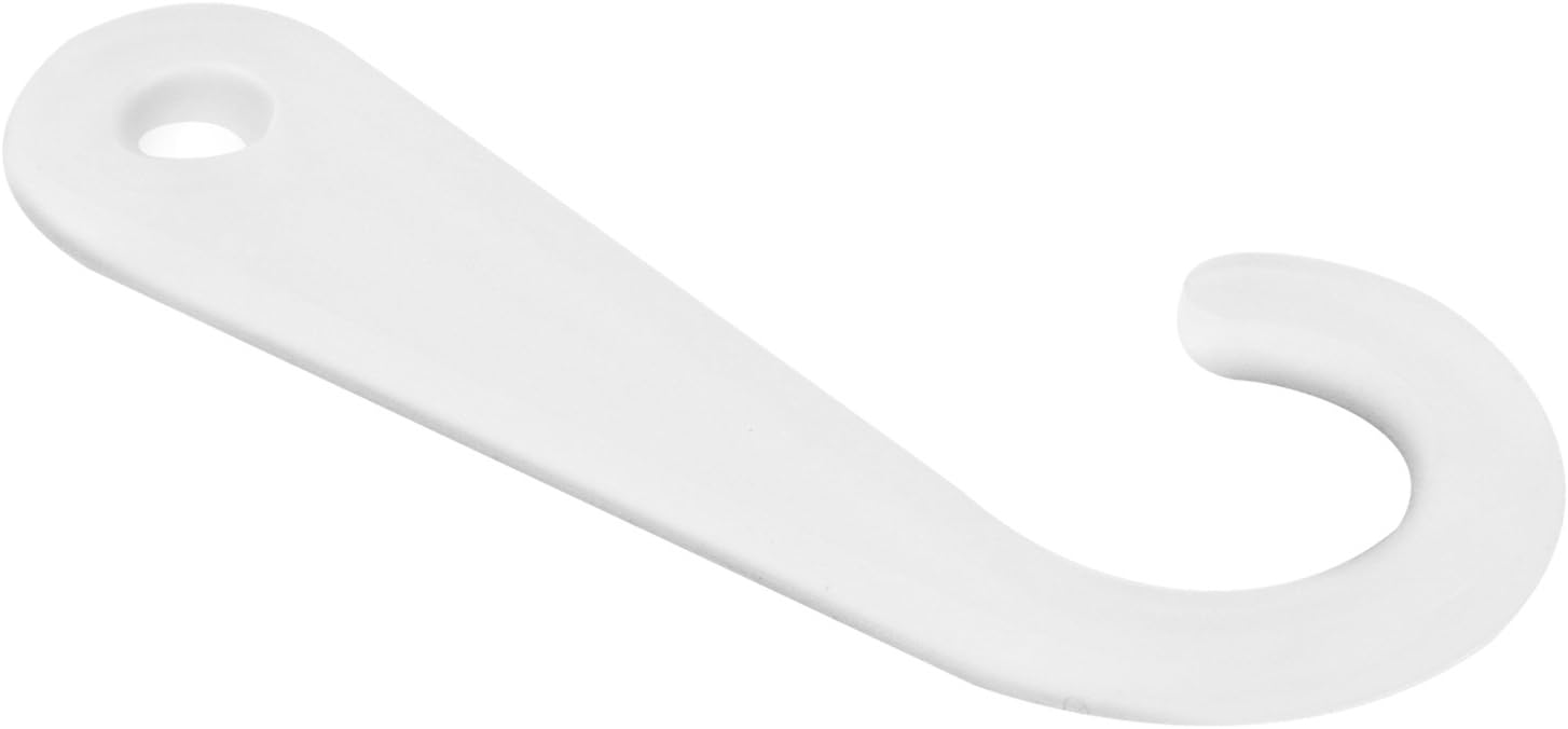 BCP 200 Pieces Plastic JHooks for Socks Retail Display Hanger 1.8 inch