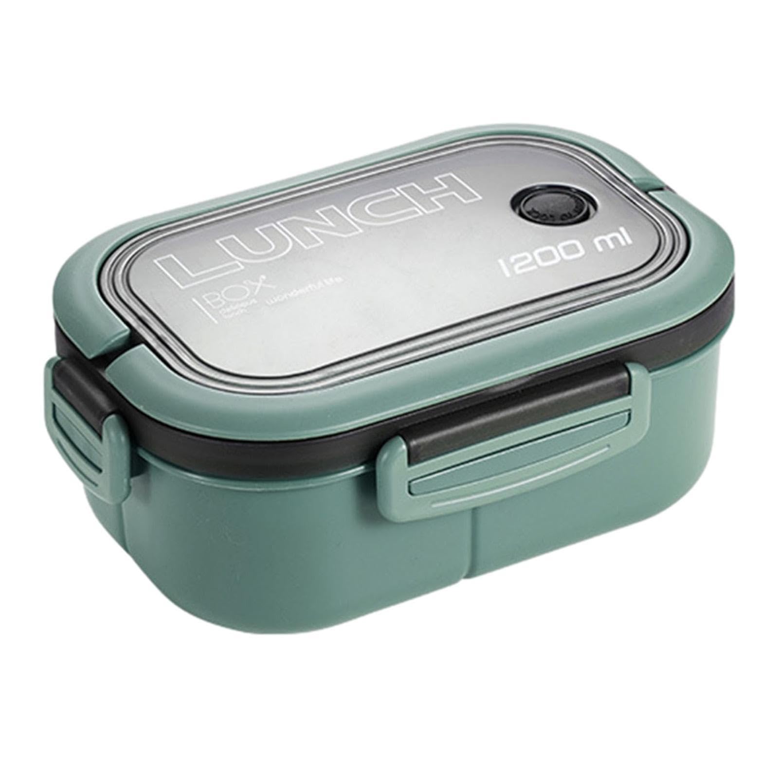 Rianpesn Adult Lunch Box | Lunch Containers for Adults with 3 Compartments,1200ml Adult Box Lunch Box High Temperature for Home, Travel, Camping and Work