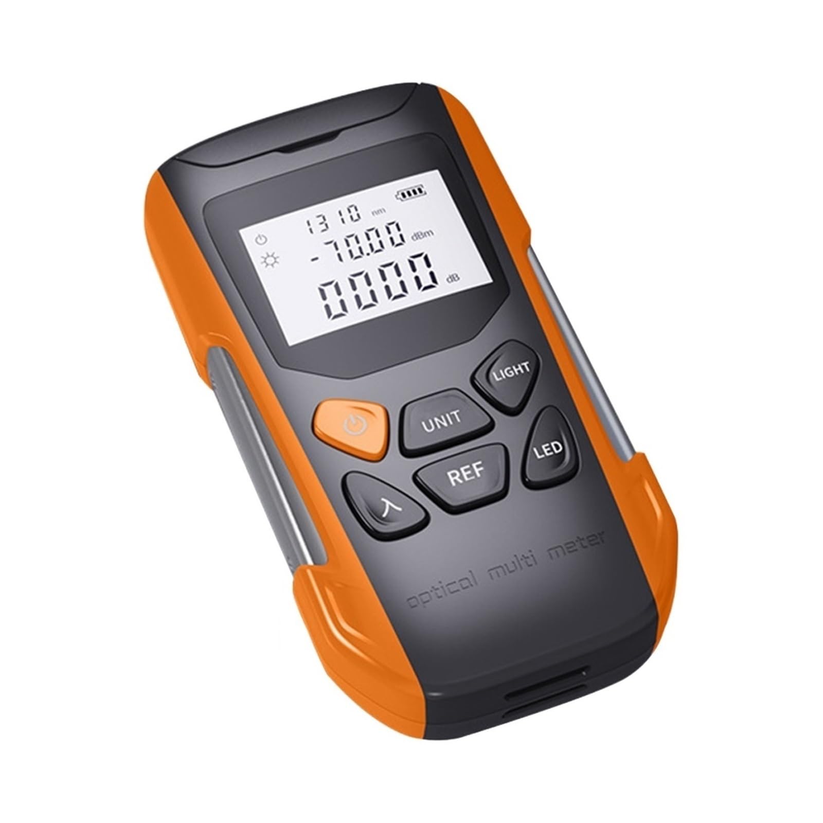 Fiber Optic Cable Tester, 4 in 1 Optical Power Meter -70 to 6dBm Red Light Network Cable Test, Lighting Fiber Tester Optic Tools