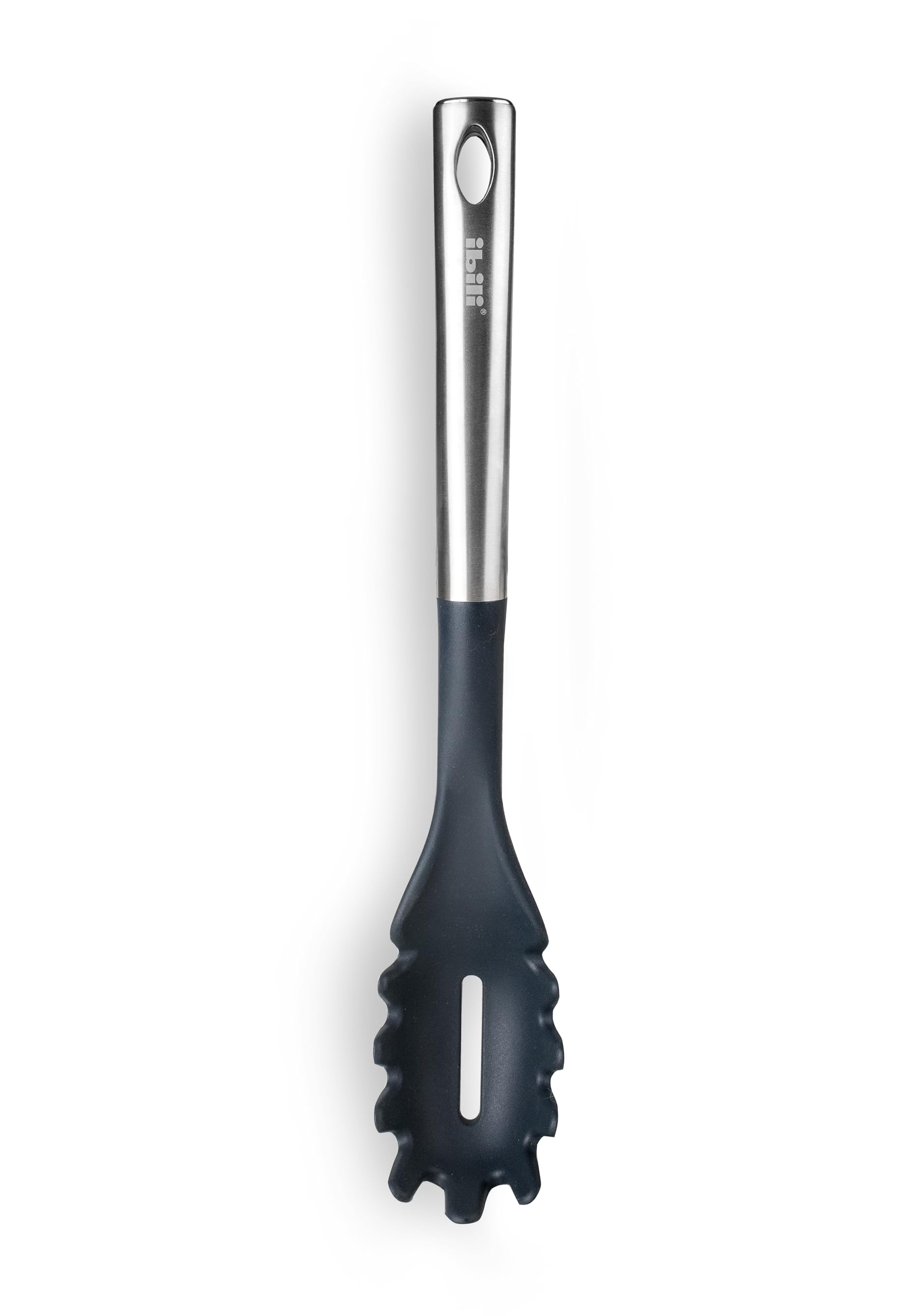 IBILI -Pasta Spoon Malmo, Silicone and Stainless Steel, 33.8 cm