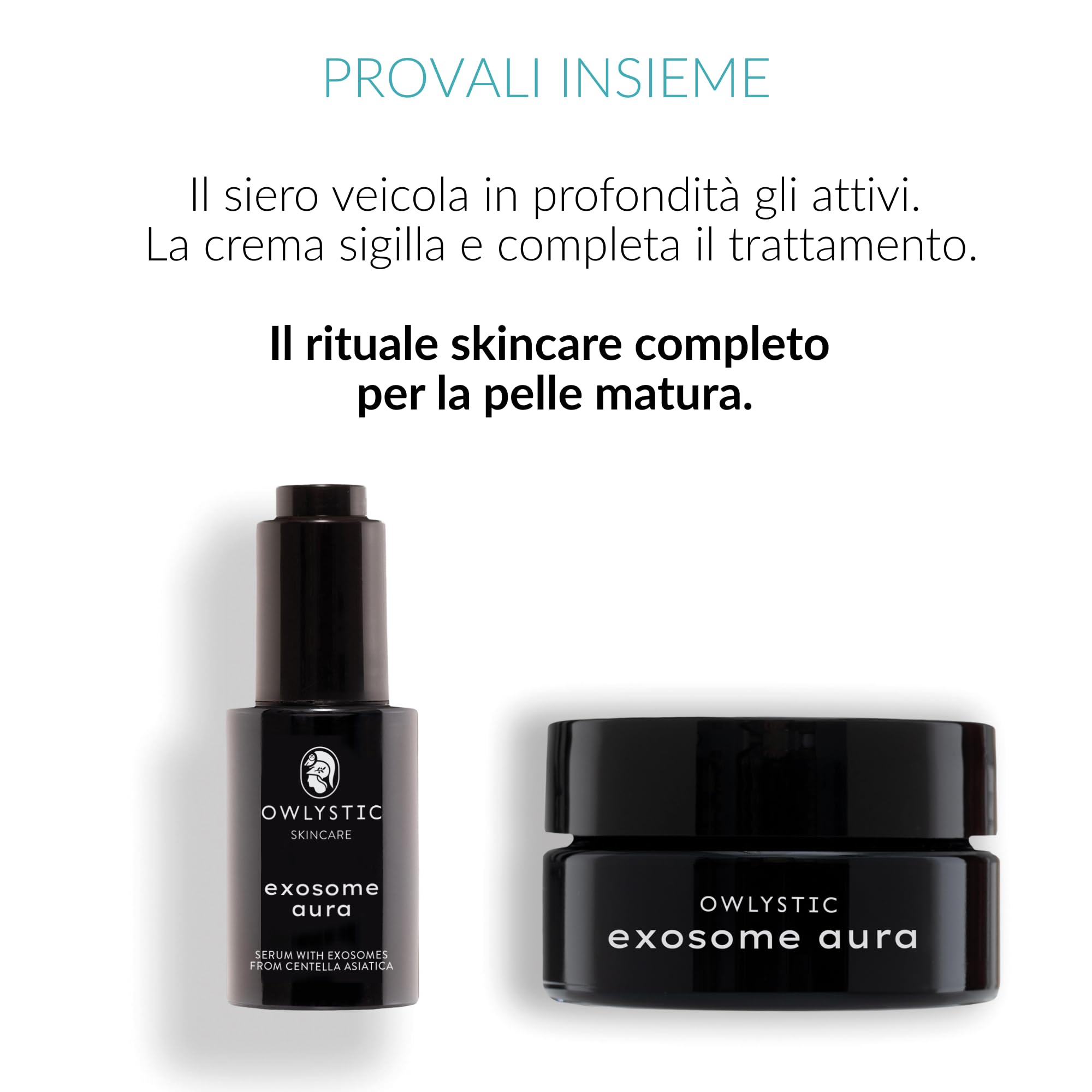 Exosome Aura Serum - Siero Viso Esosomi Pro-Age con Acido Ialuronico e Centella Asiatica per la Skincare Quotidiana - Effetto Rimpolpante Immediato - 30 ml