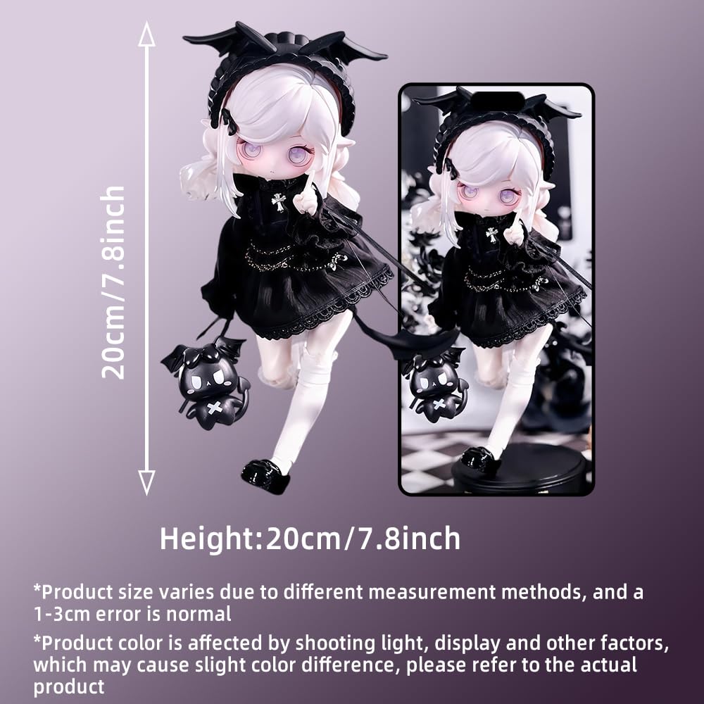 niannyyhouse 1/12 BJD Blind Box Figuren, Kugelgelenk-Puppe mit Kleidung, Elf Valley Story Serie, Sammelfigur als Geschenk (6-tlg)