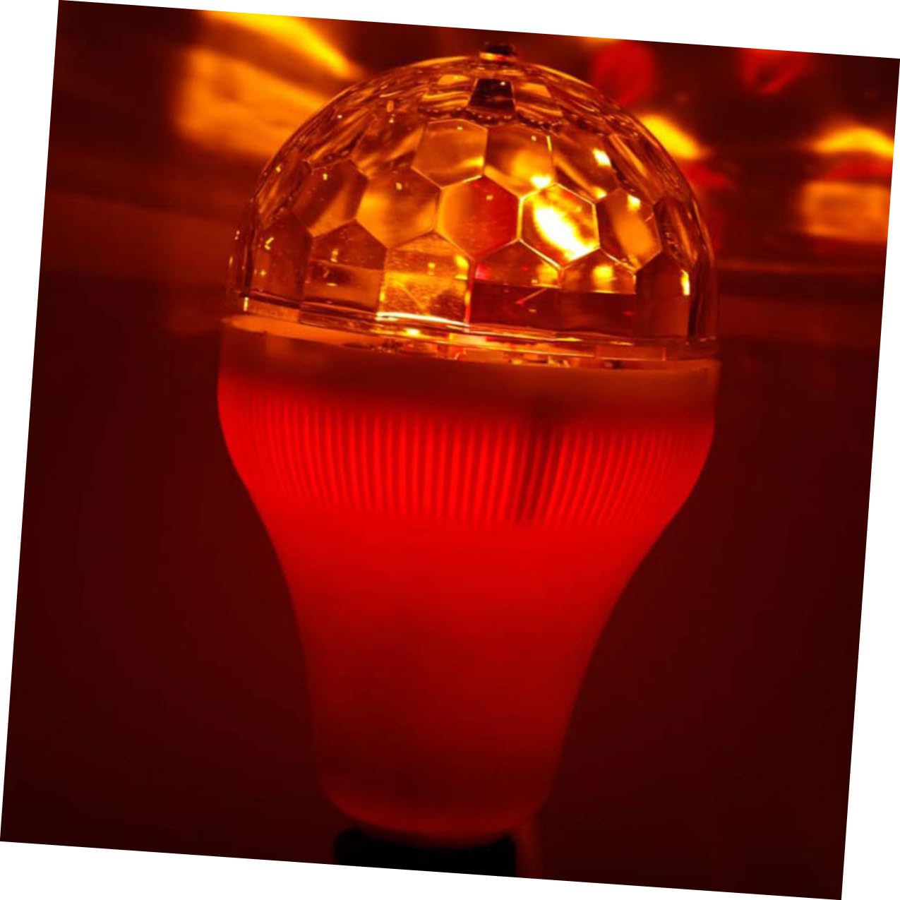 Glühbirne Rotierende Rgb aus Kunststoff Disco und Stilvoller Disco Atmosphäre mit Bunt Licht für Festliche Partys und Gesellige Zusammenkünfte