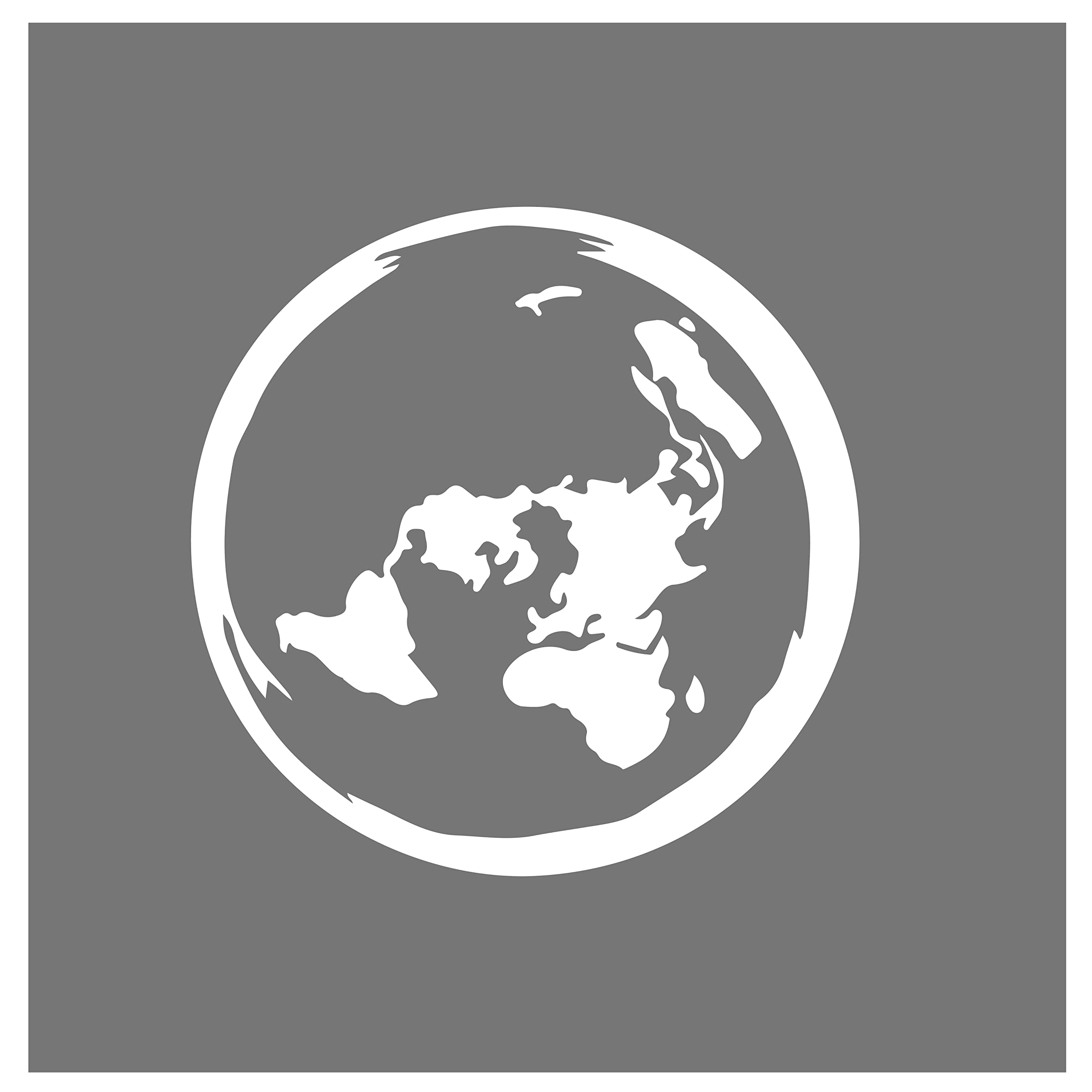 BIRD'S MIND Planet Earth Flat Map Personality Window Decoration Car Stickers Exterior Vinyl Decals L x H 16.00 cm x 16.00 cm…