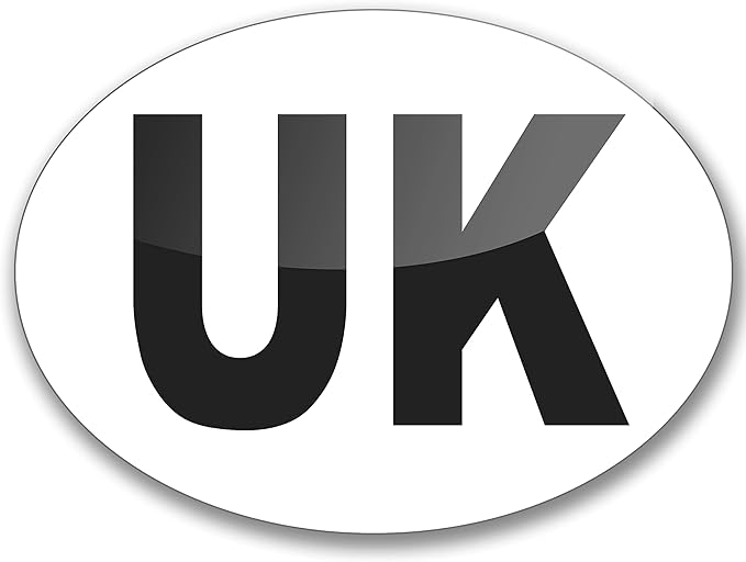 UK Car Stickers for Europe, Waterproof and Sun Proof Car Stickers, UK