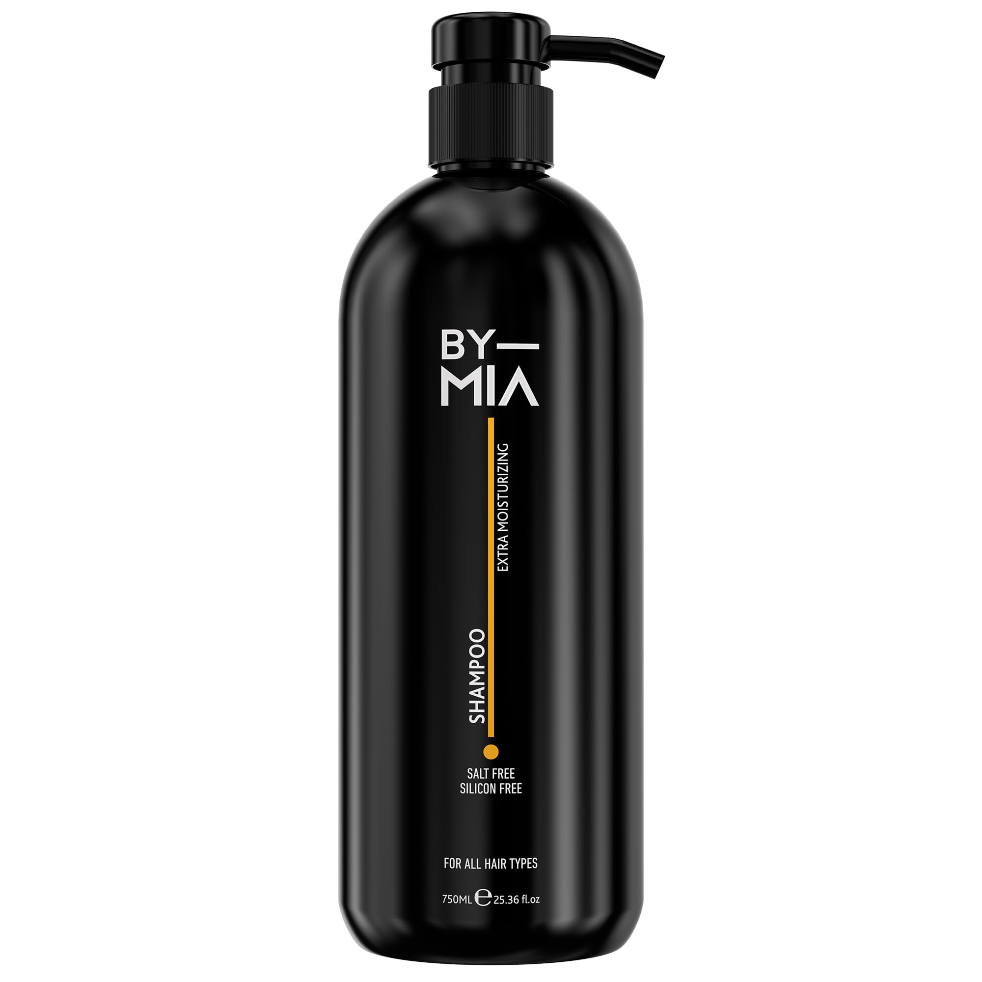 BY MIA Hair Care Shampoo 750ml | Salt Free | Silicon Free | Extra Moisturizing Formula | Fresh Invigorating Scent | Promotes Healthy Hair | Suitable for All Hair Types