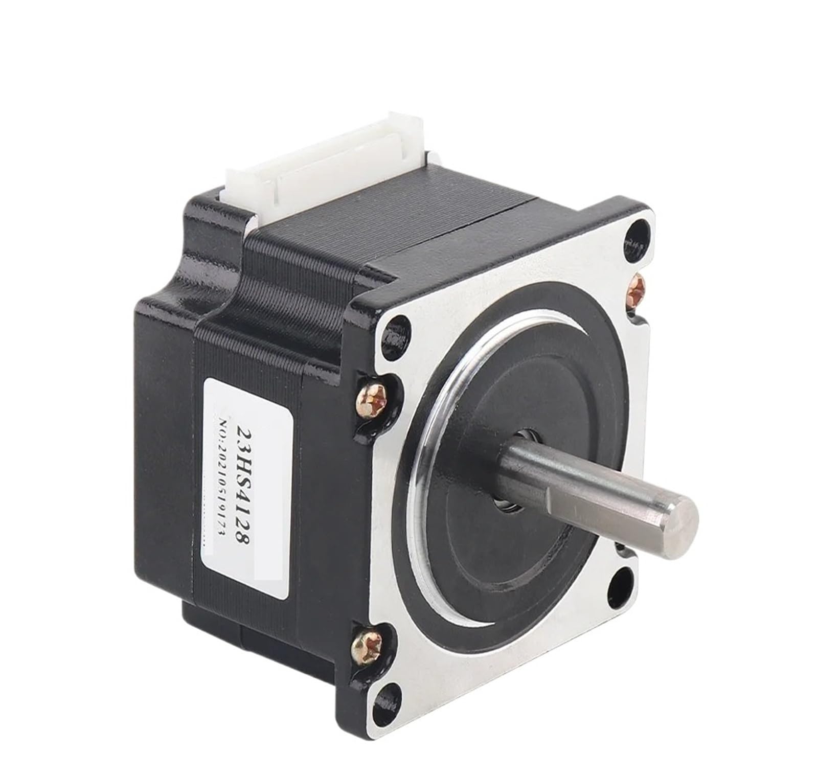 EKFBQBGW Stepper electronic starter Stepper electronic starter 41mm 2.8A 55N.CM 4-Wire 23HS4128 6.35MM 8MM for CNC 24V Stepper electronic starter(23HS4128-6.35mm)