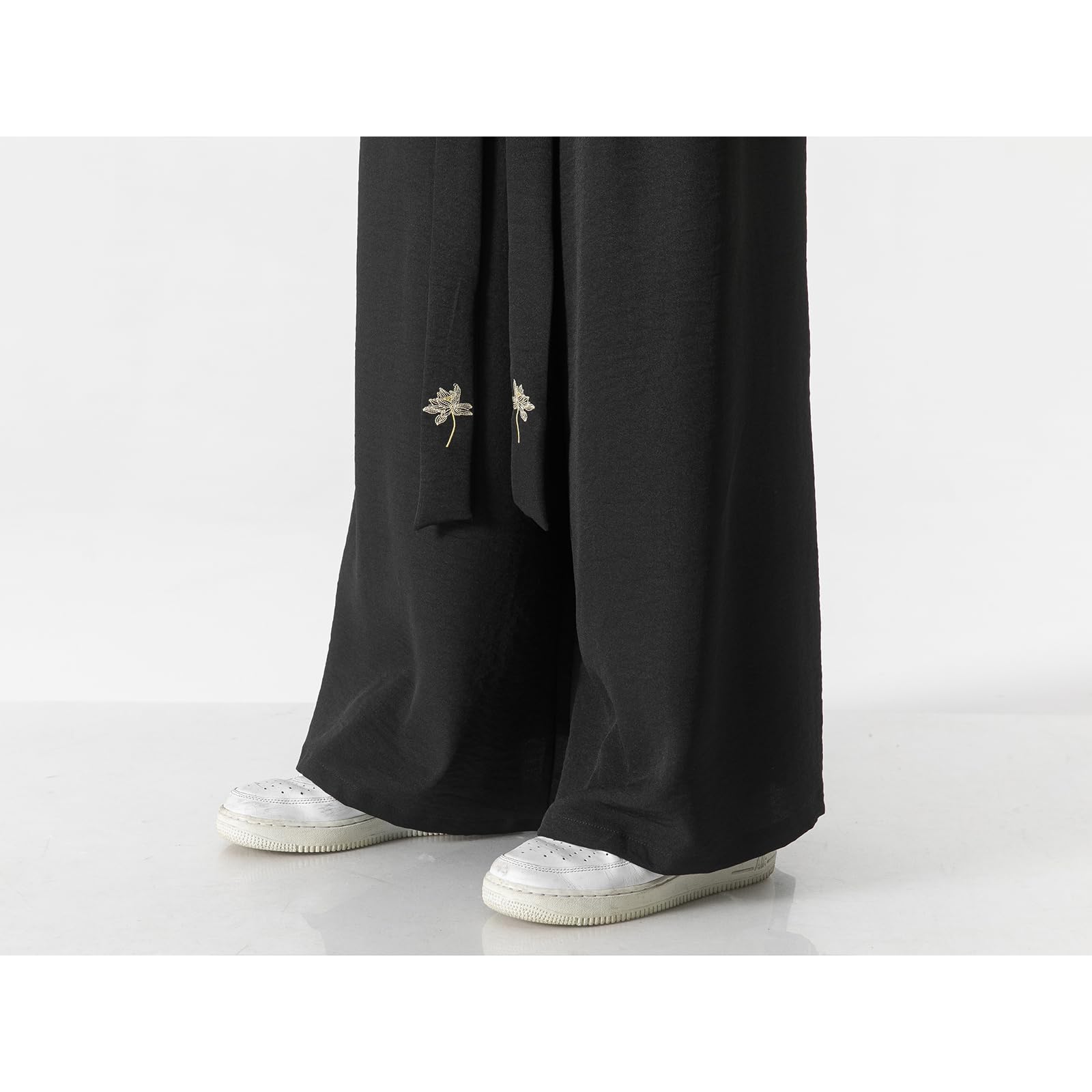 Pantalon à jambes larges avec cordon de serrage pour homme - Pantalon de yoga doux japonais - Pantalon baggy hip-hop
