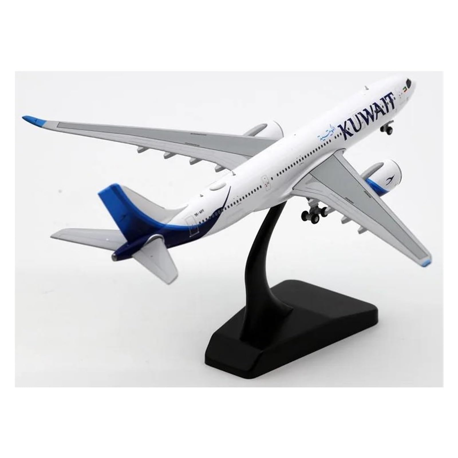 Avión a Escala 1:400 para Kuwait Airways A330-800 Modelo de avión Modelo de avión de aleación fundida Modelo Terminado Adornos Adecuado para exhibición
