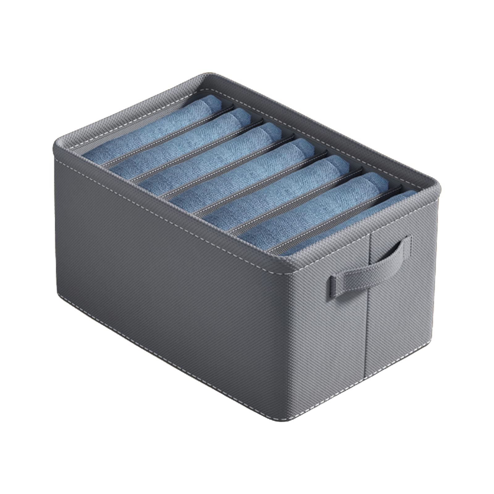 Hsioluted Practical Drawer Organizers for Clothing Wardrobe Clothes Organizer for Home Storage Bins with Multiple Compartments Clothes Storage Compartment Box