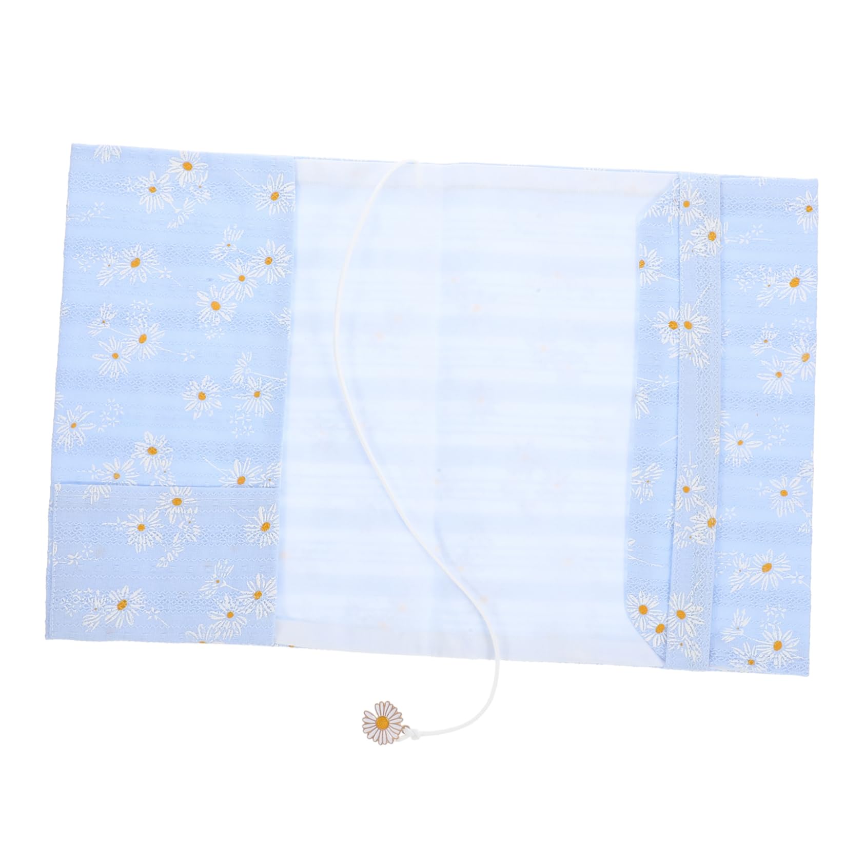 NUOBESTY 4pezzi Copertura Protettiva Per Libri Tessuto Copertina Decorativa Per Protezione Elegante Per Libri e Quaderni Adatta Per Uso Quotidiano e Eventi Speciali Design Girasole