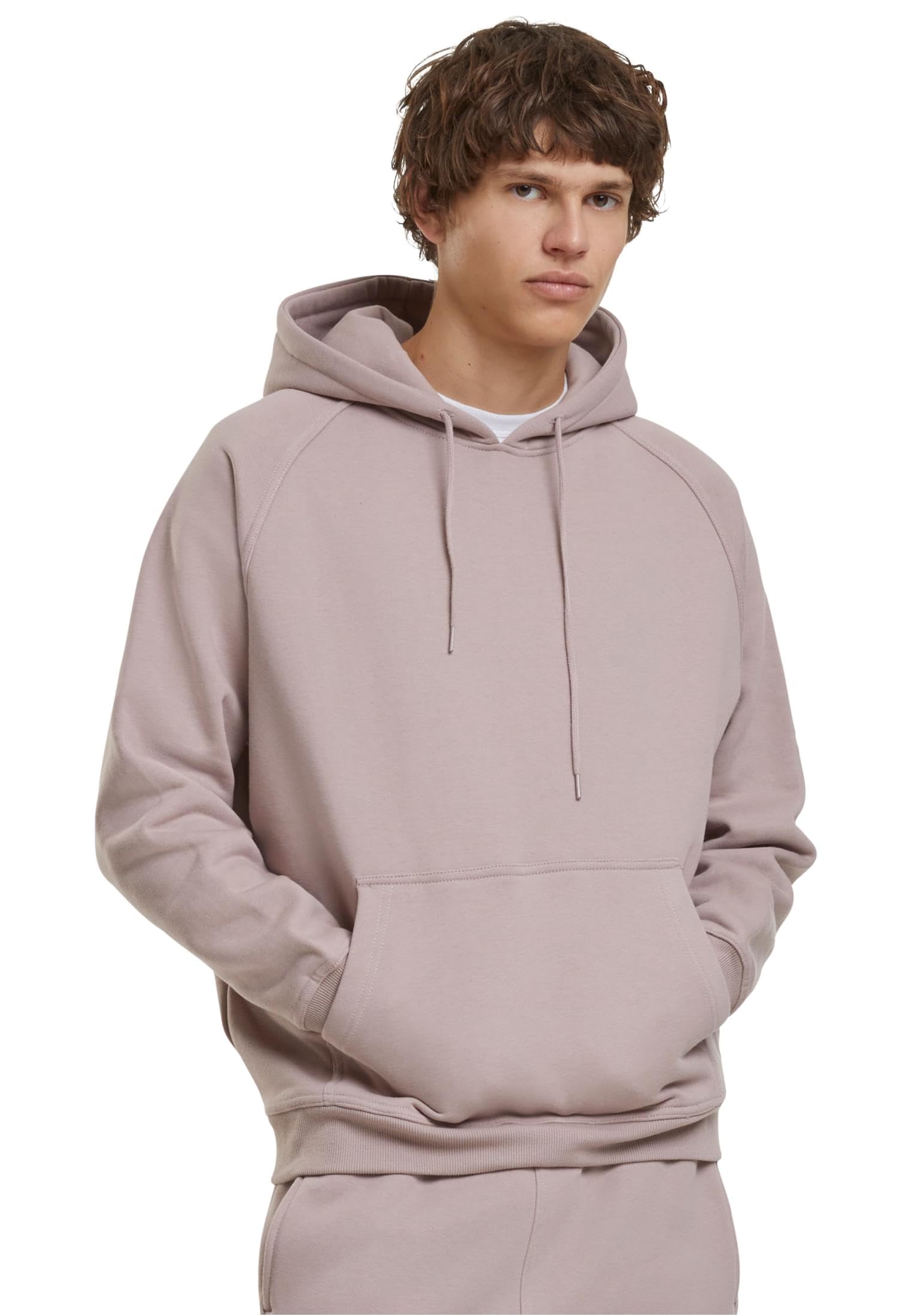 Urban Classics Men's Tb014-blank Hoody Hooded sweatshirt, Duskrosis, M