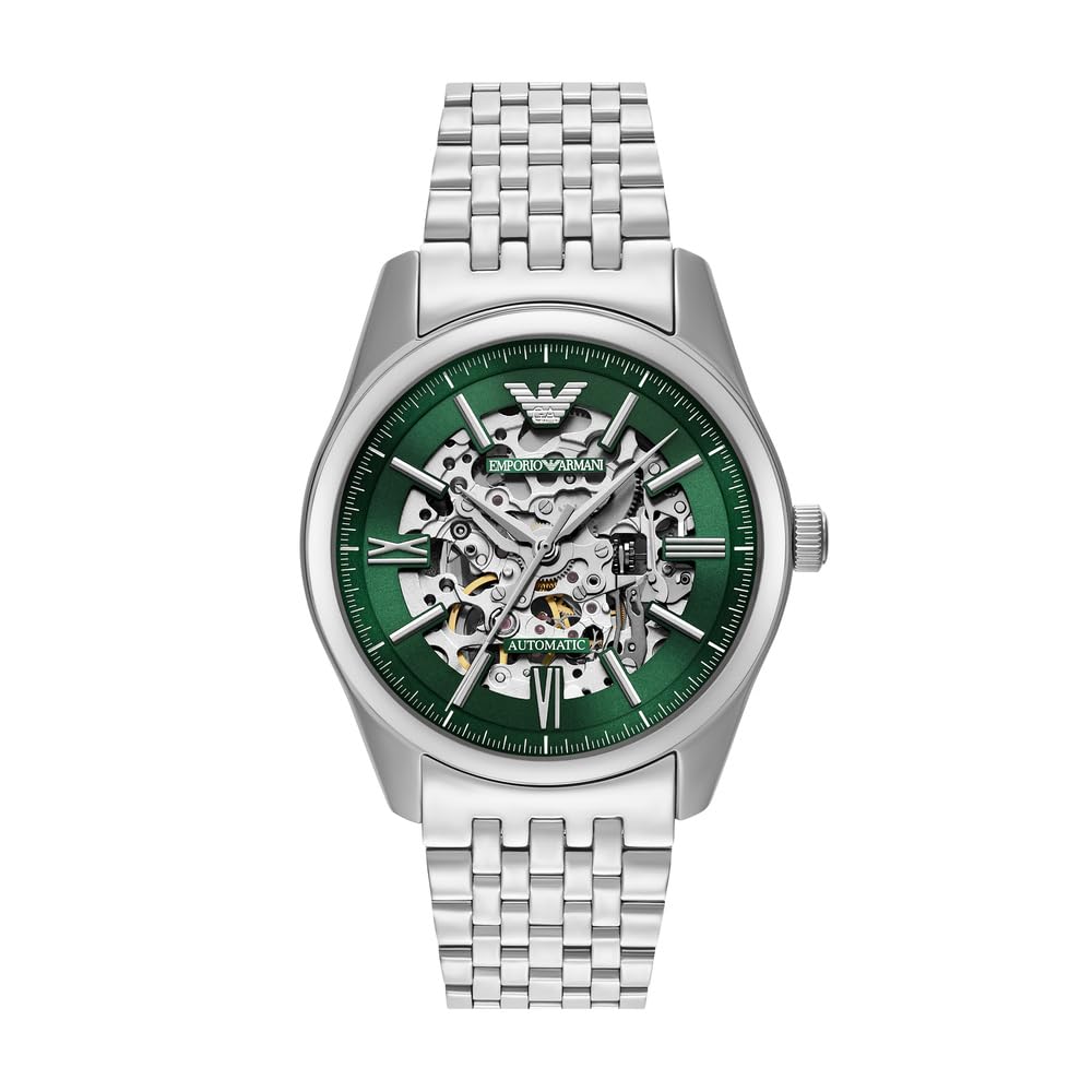 Emporio Armani Men's Analog Automatic Watch with Stainless Steel Strap AR60091