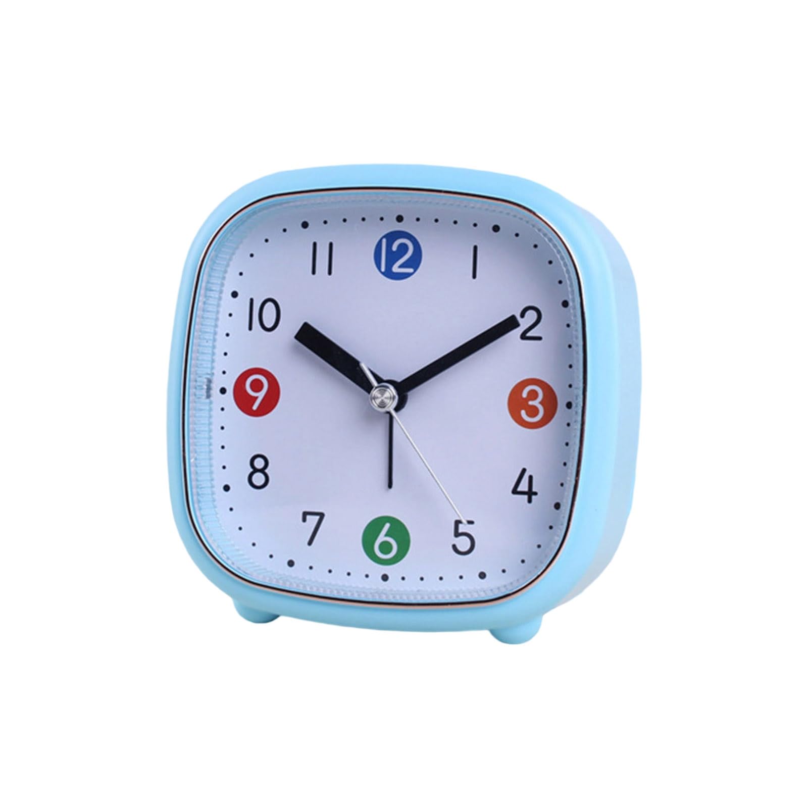 Msioytog Feature Alarm Clock Loud Bells & Glowing Display Impacts Resistant Construction Extended Battery Travel Alarm Clock