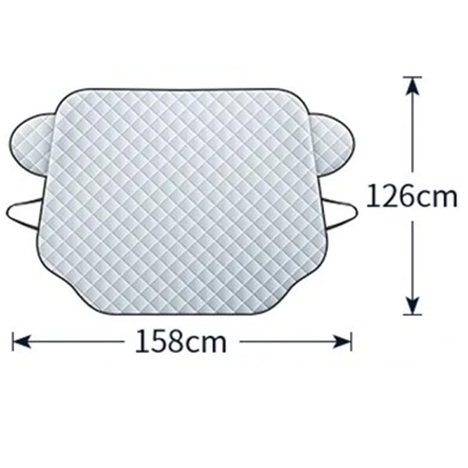 per Passat B5 B6 B7 Copertura per Parabrezza per Auto per Ghiaccio E Neve Copertura Parabrezza Auto Ghiaccio(158 * 126)